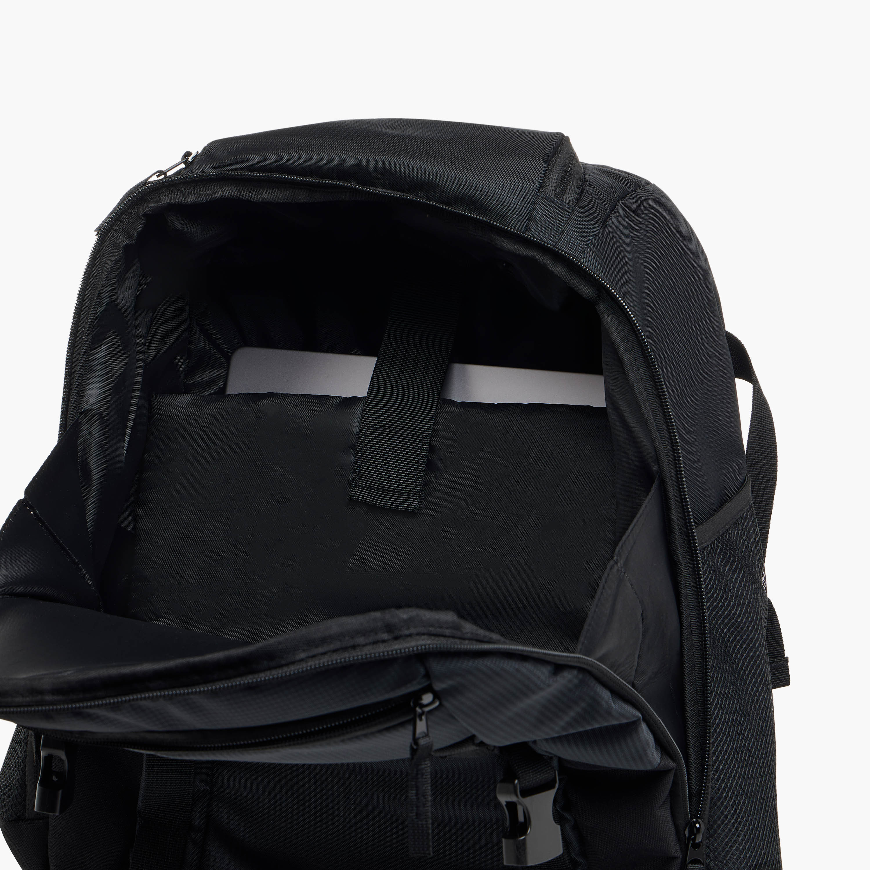 Textured Backpack with Adjustable Shoulder Straps and Zip Closure-men-bags-image-8
