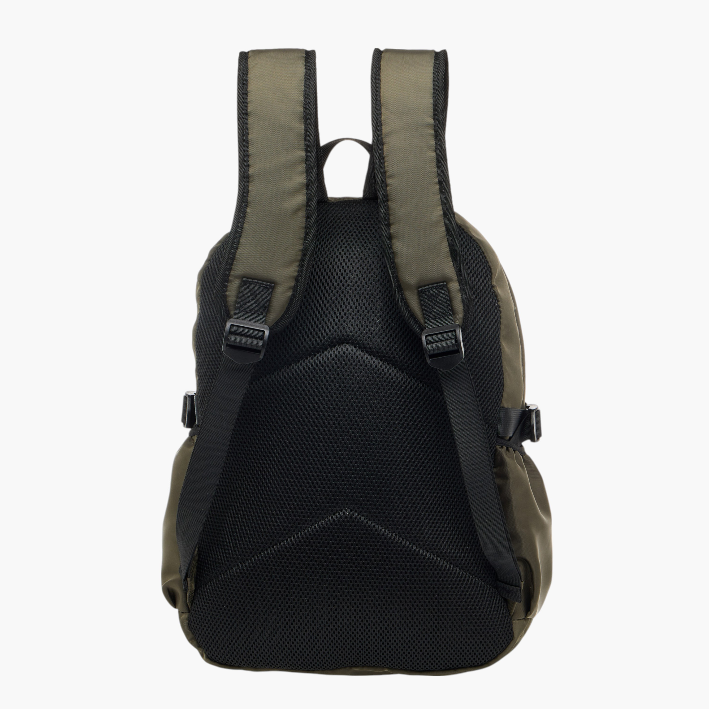 Panelled Backpack with Adjustable Straps and Zip Closure - 35x17x46 cm-men-bags-image-5