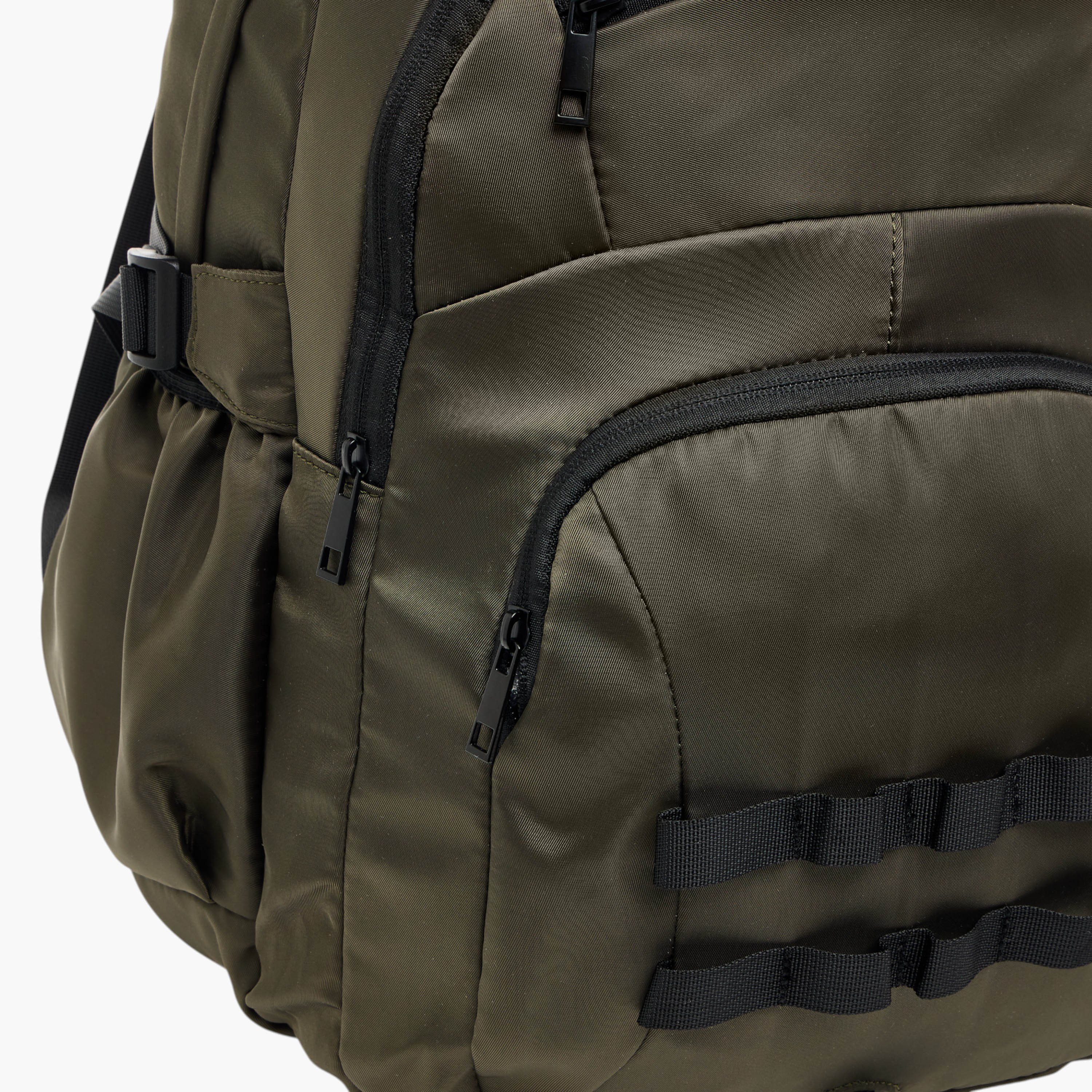 Panelled Backpack with Adjustable Straps and Zip Closure - 35x17x46 cm-men-bags-image-7