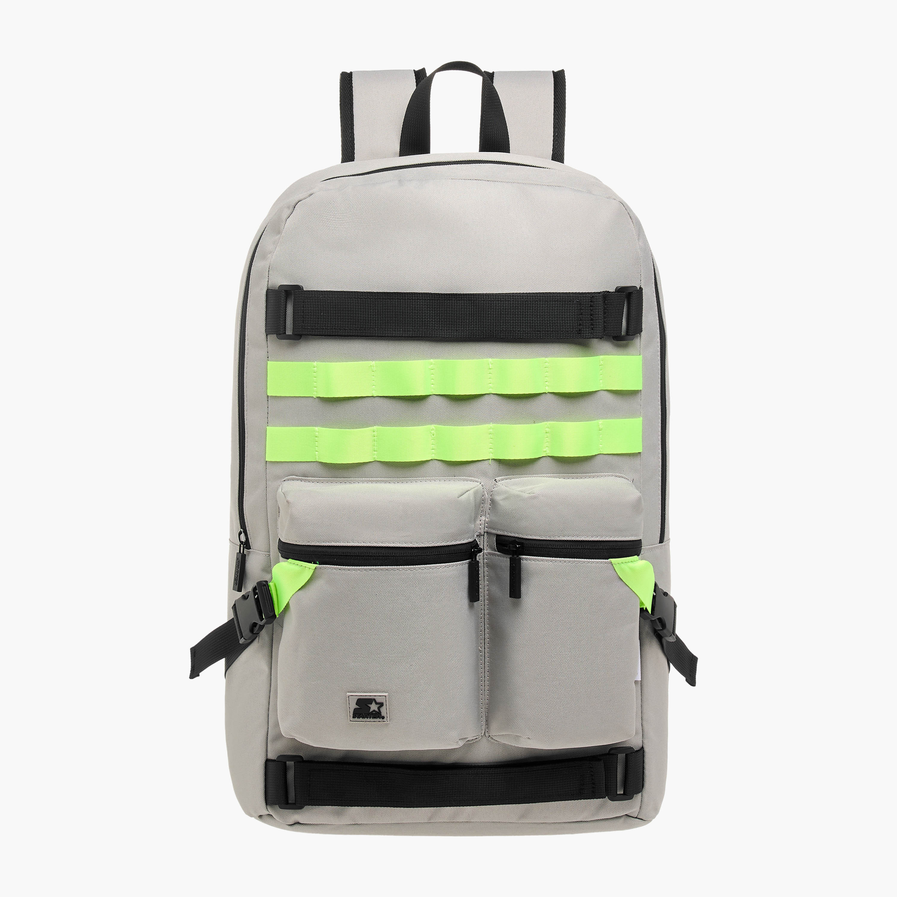 Starter Logo Applique Backpack with Adjustable Straps - 32x17x52 cm-men-bags-image-1