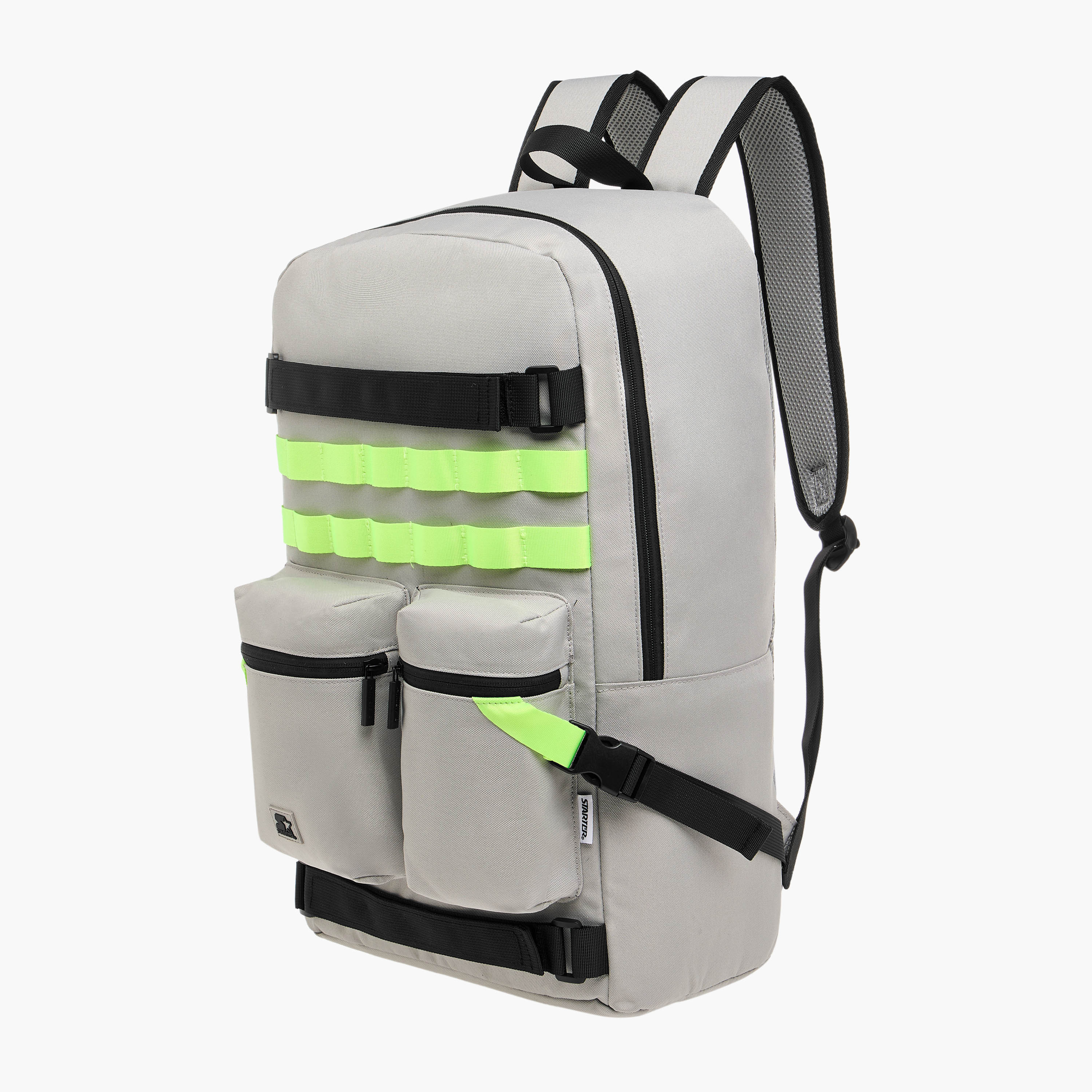 Starter Logo Applique Backpack with Adjustable Straps - 32x17x52 cm-men-bags-image-4