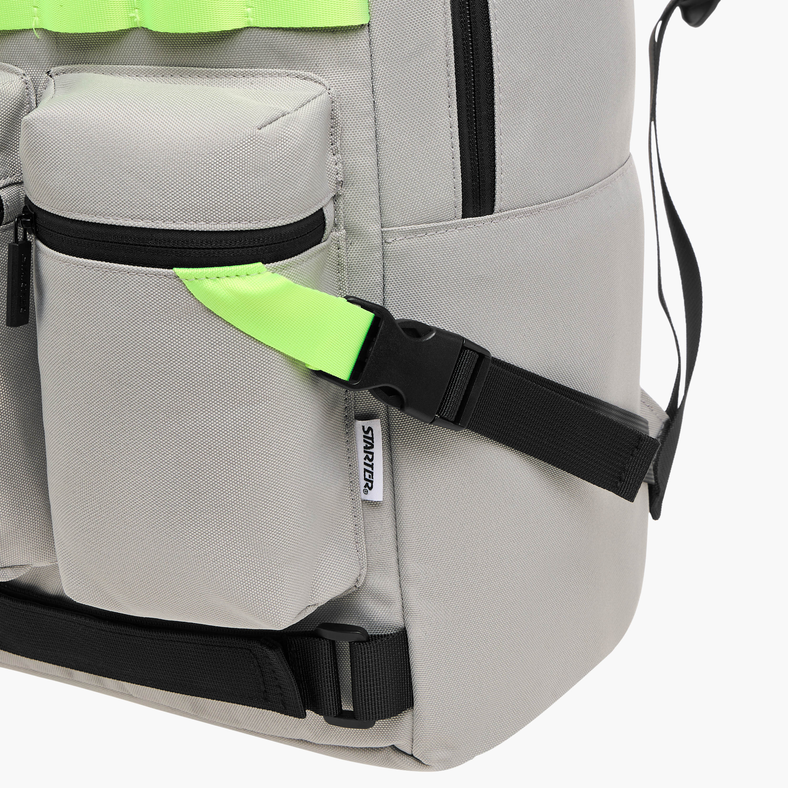Starter Logo Applique Backpack with Adjustable Straps - 32x17x52 cm-men-bags-image-6