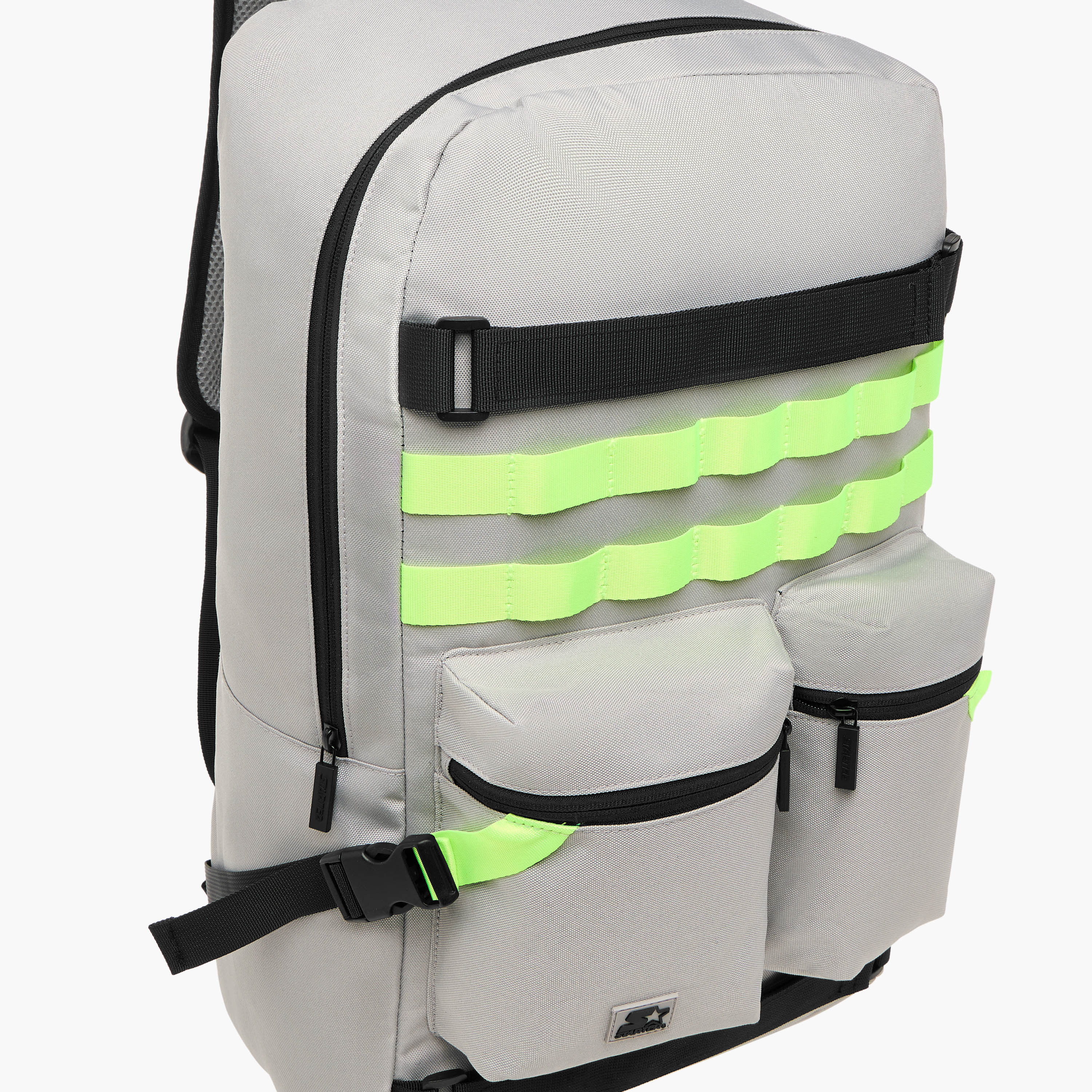 Starter Logo Applique Backpack with Adjustable Straps - 32x17x52 cm-men-bags-image-7