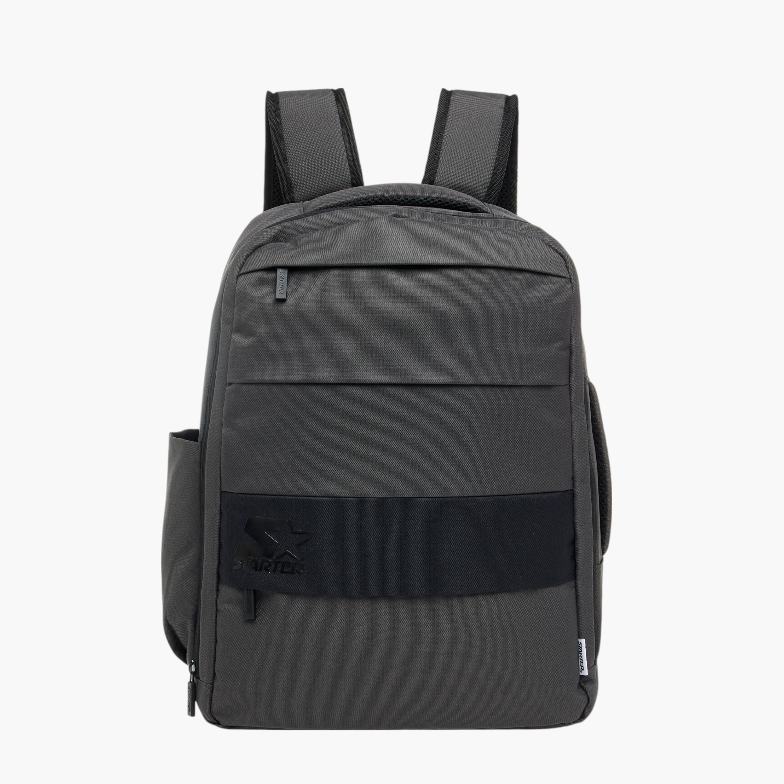 شنطة ظهر بارزة الملمس بحمالات قابلة للتعديل وسحاب إغلاق من ستارتر-men-bags-image-1
