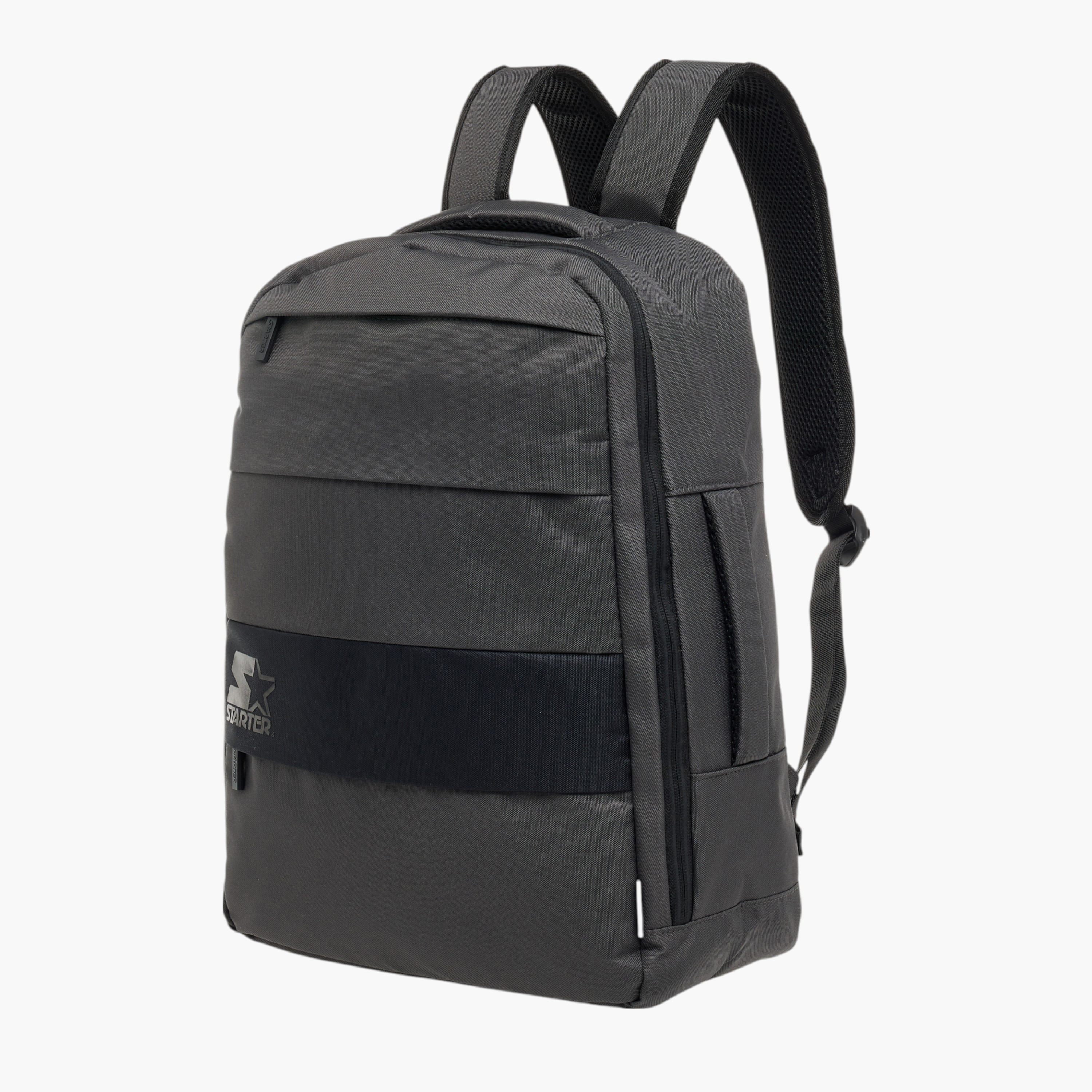 شنطة ظهر بارزة الملمس بحمالات قابلة للتعديل وسحاب إغلاق من ستارتر-men-bags-image-3