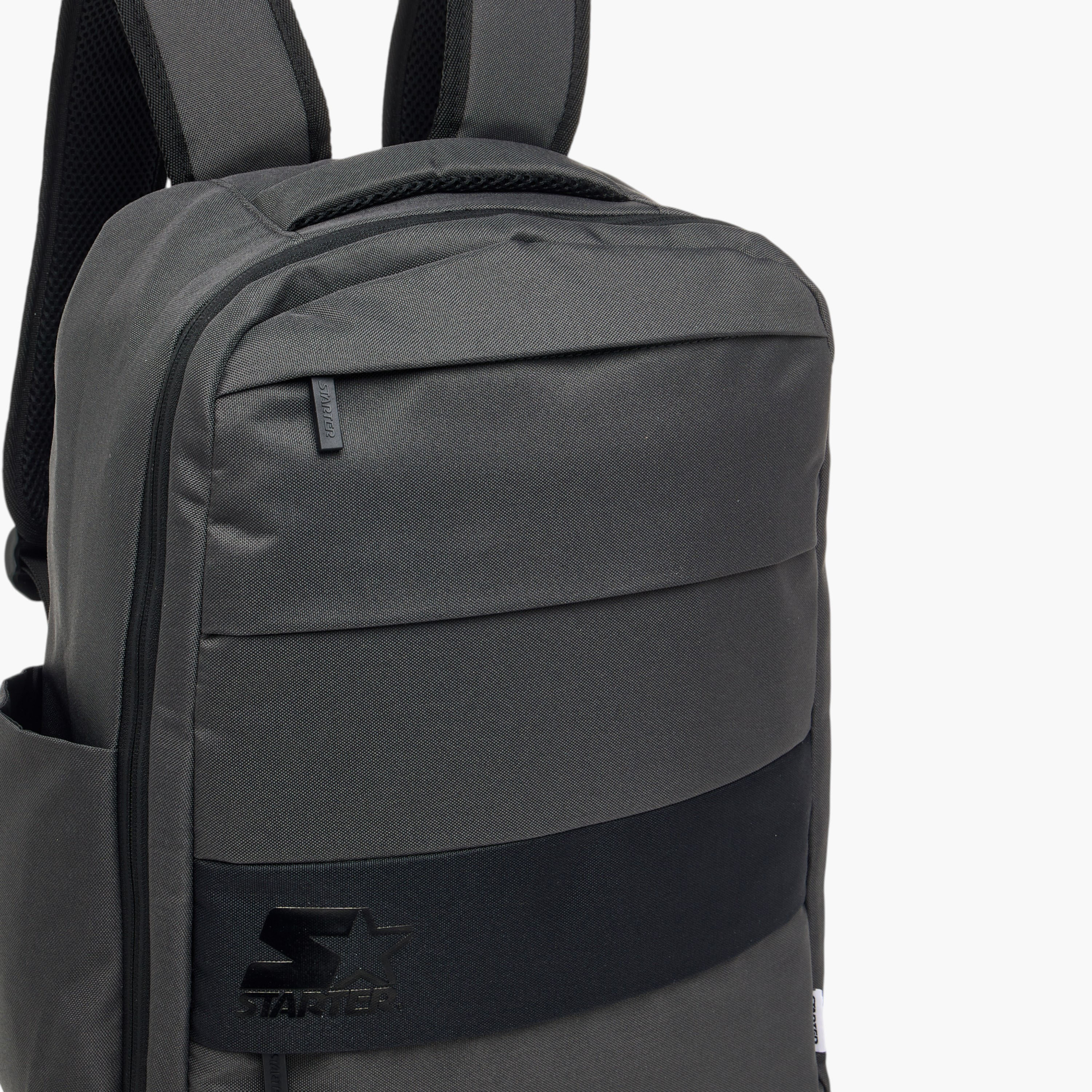 شنطة ظهر بارزة الملمس بحمالات قابلة للتعديل وسحاب إغلاق من ستارتر-men-bags-image-5