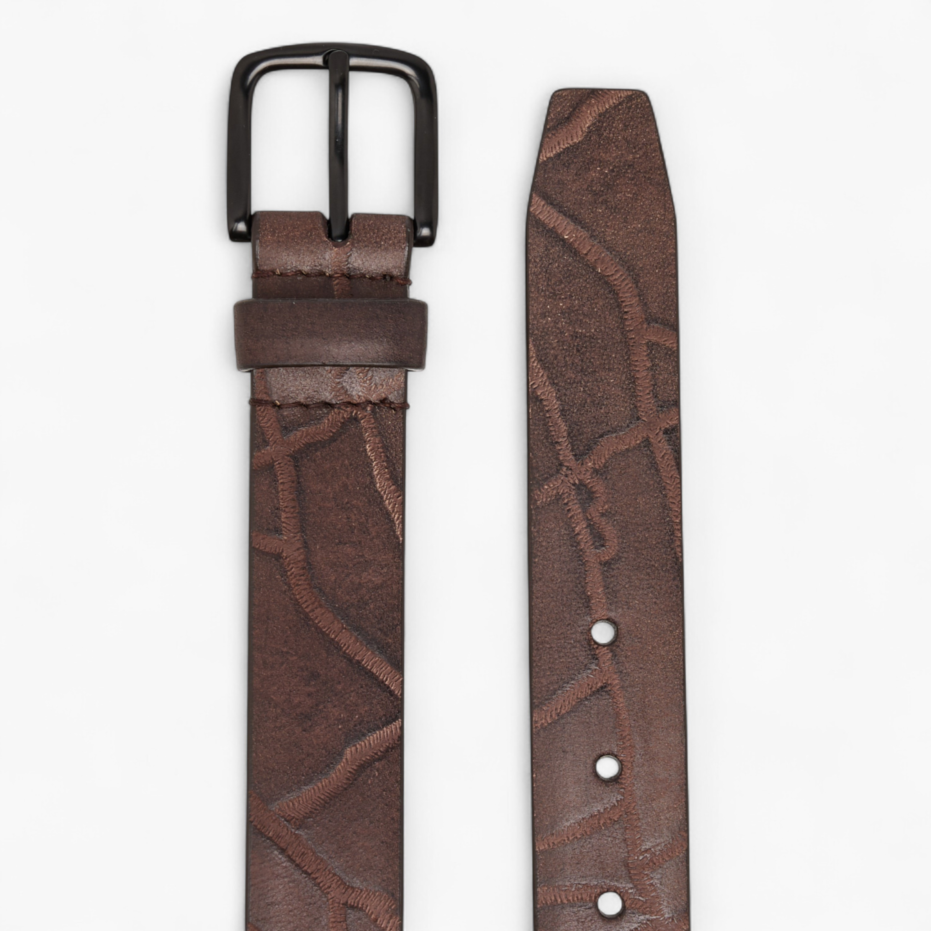 Textured Leather Belt with Pin Buckle Closure-men-beltsandwallets-belts-image-4