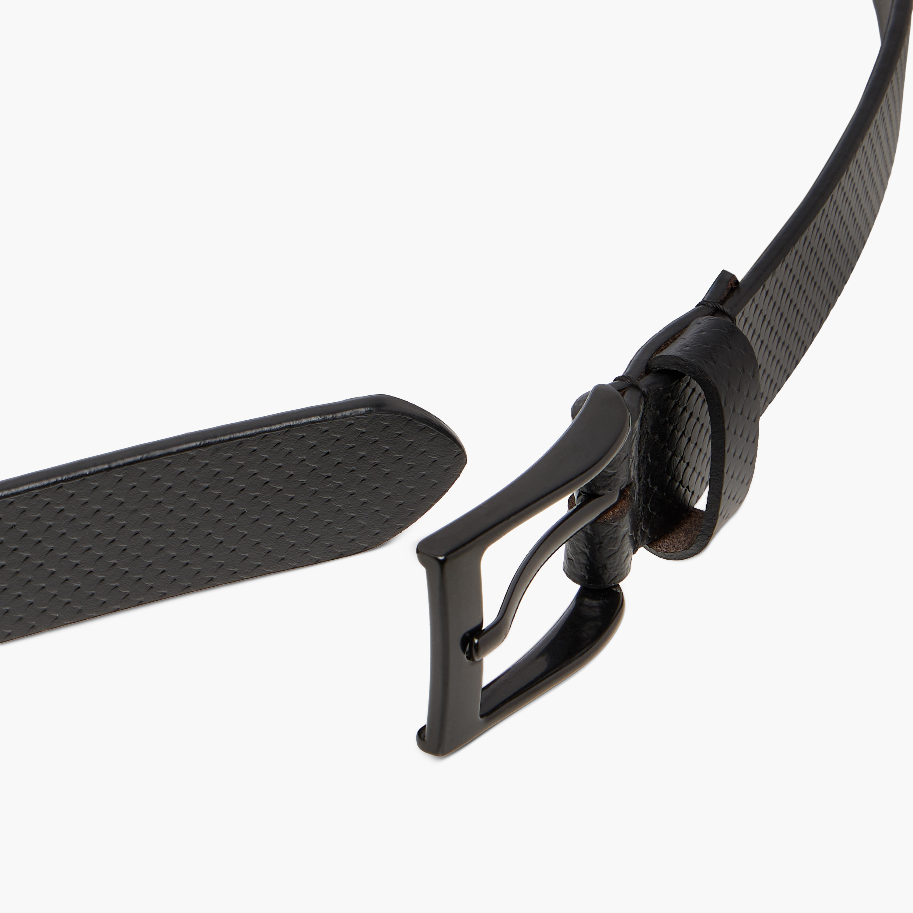 Textured Leather Pin Buckle Closure Belt-men-beltsandwallets-belts-image-6