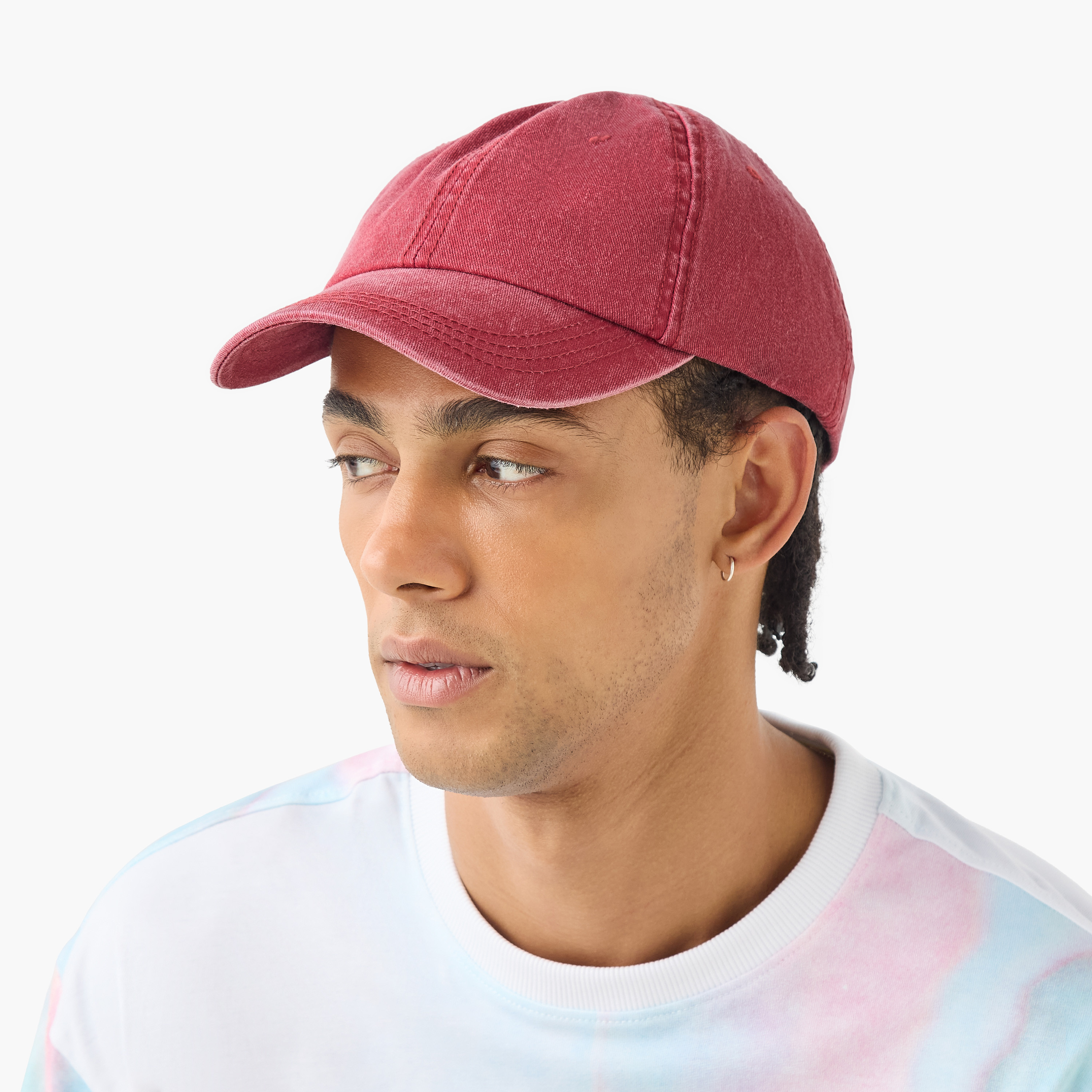 كاب دينم بحزام بإبزيم إغلاق-men-caps-image-2