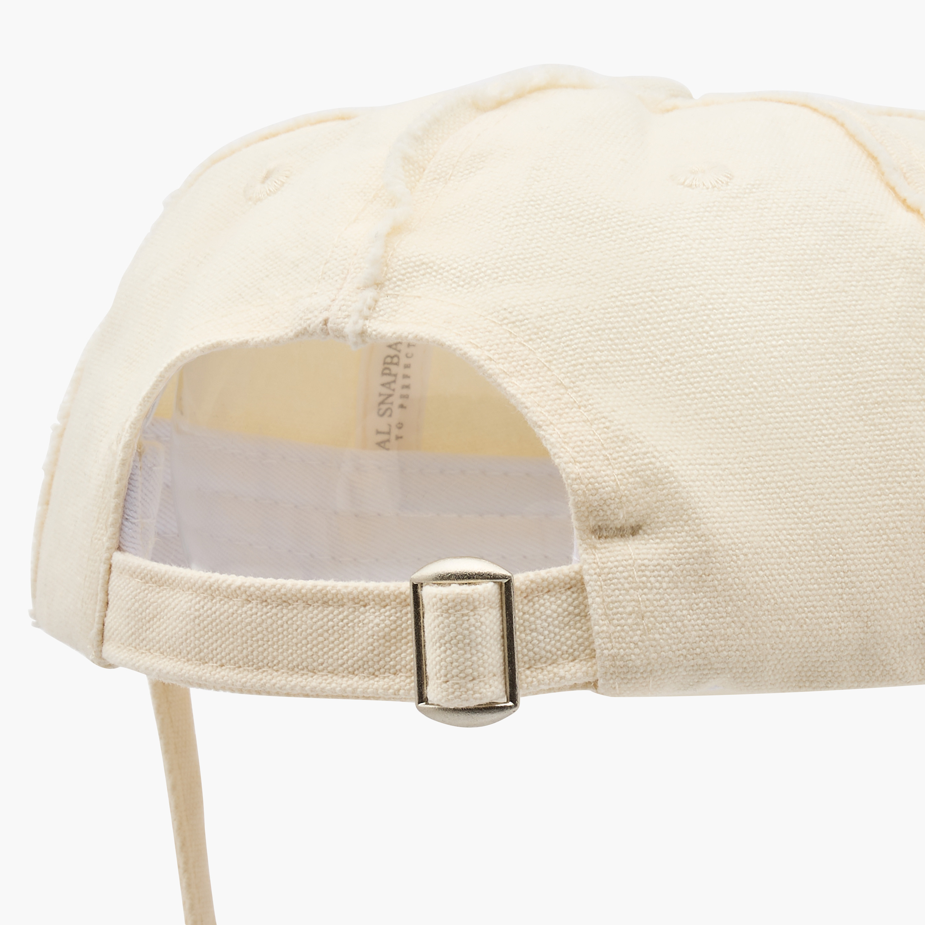 Frayed Detail Cap with Toggle and Buckled Strap Closure-men-caps-image-7