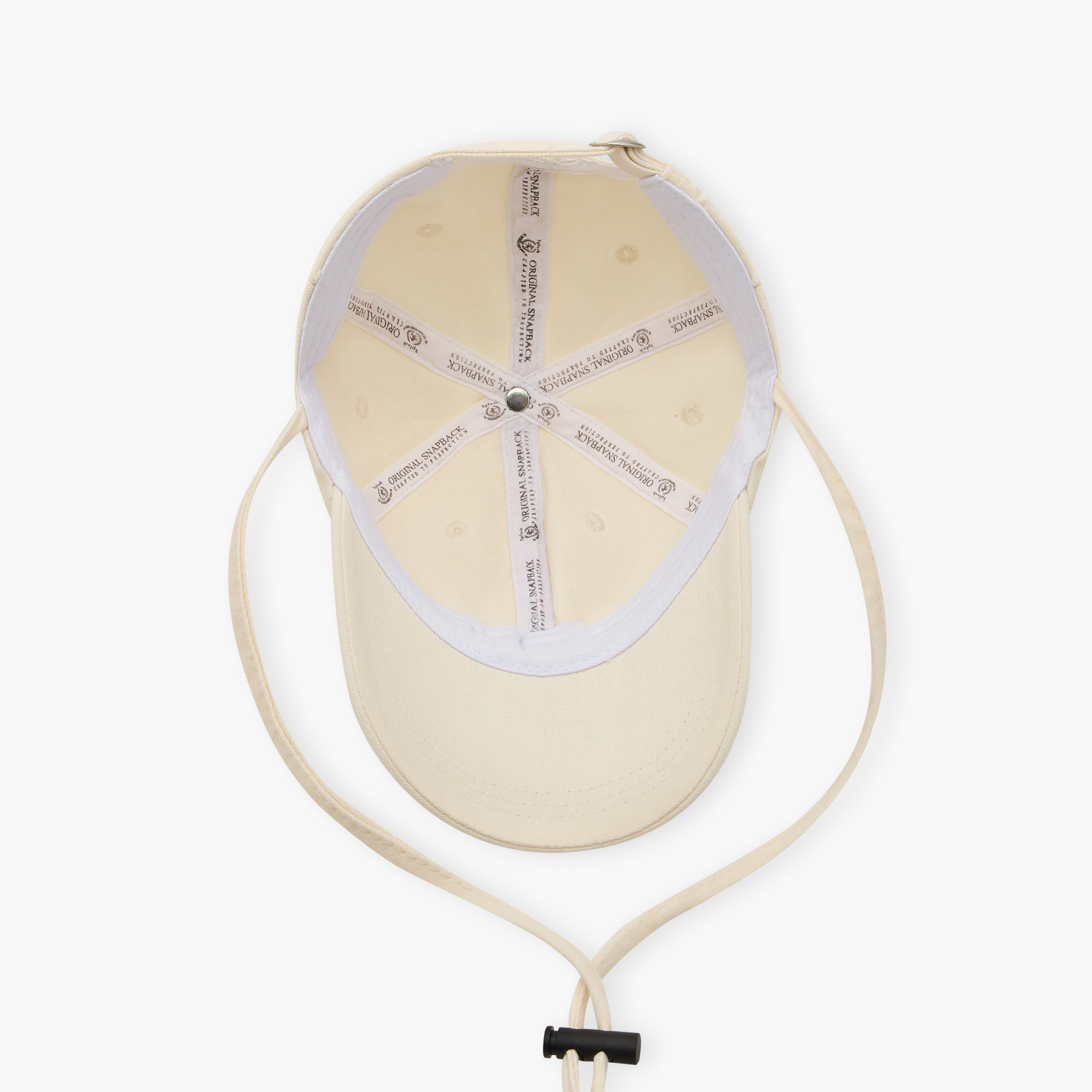 Frayed Detail Cap with Toggle and Buckled Strap Closure-men-caps-image-9