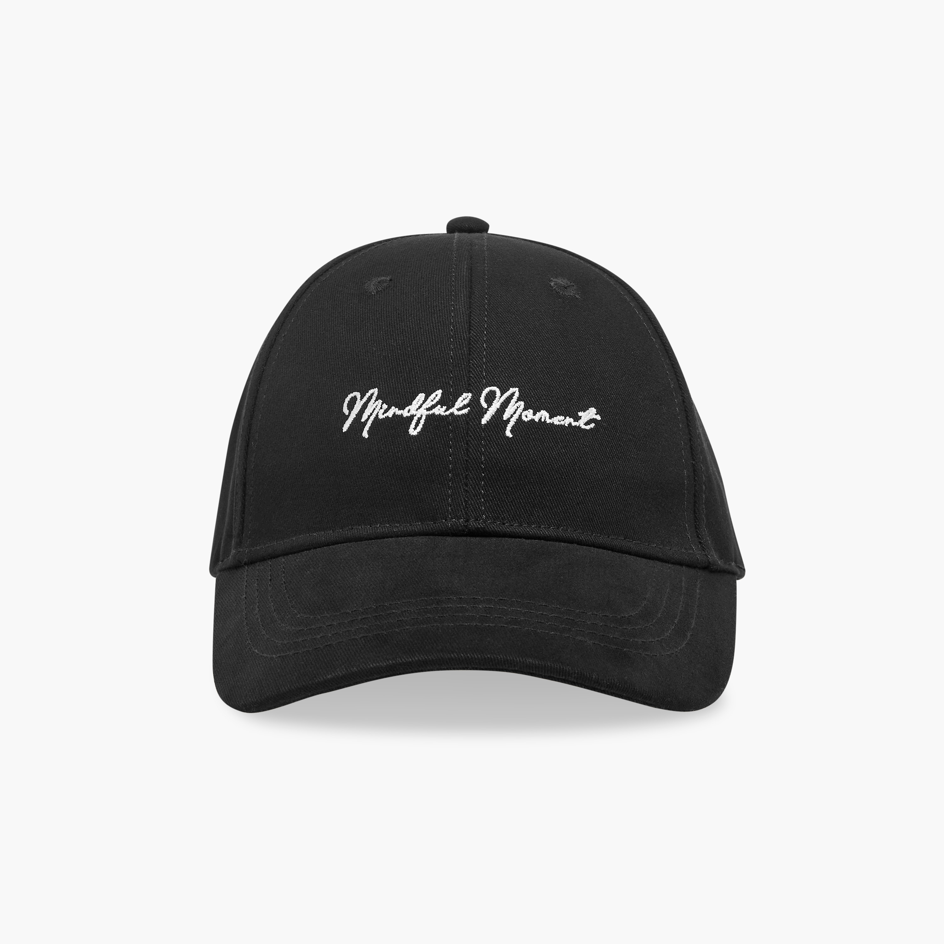Slogan Embroidered Cap with Buckled Strap Closure-men-caps-image-1