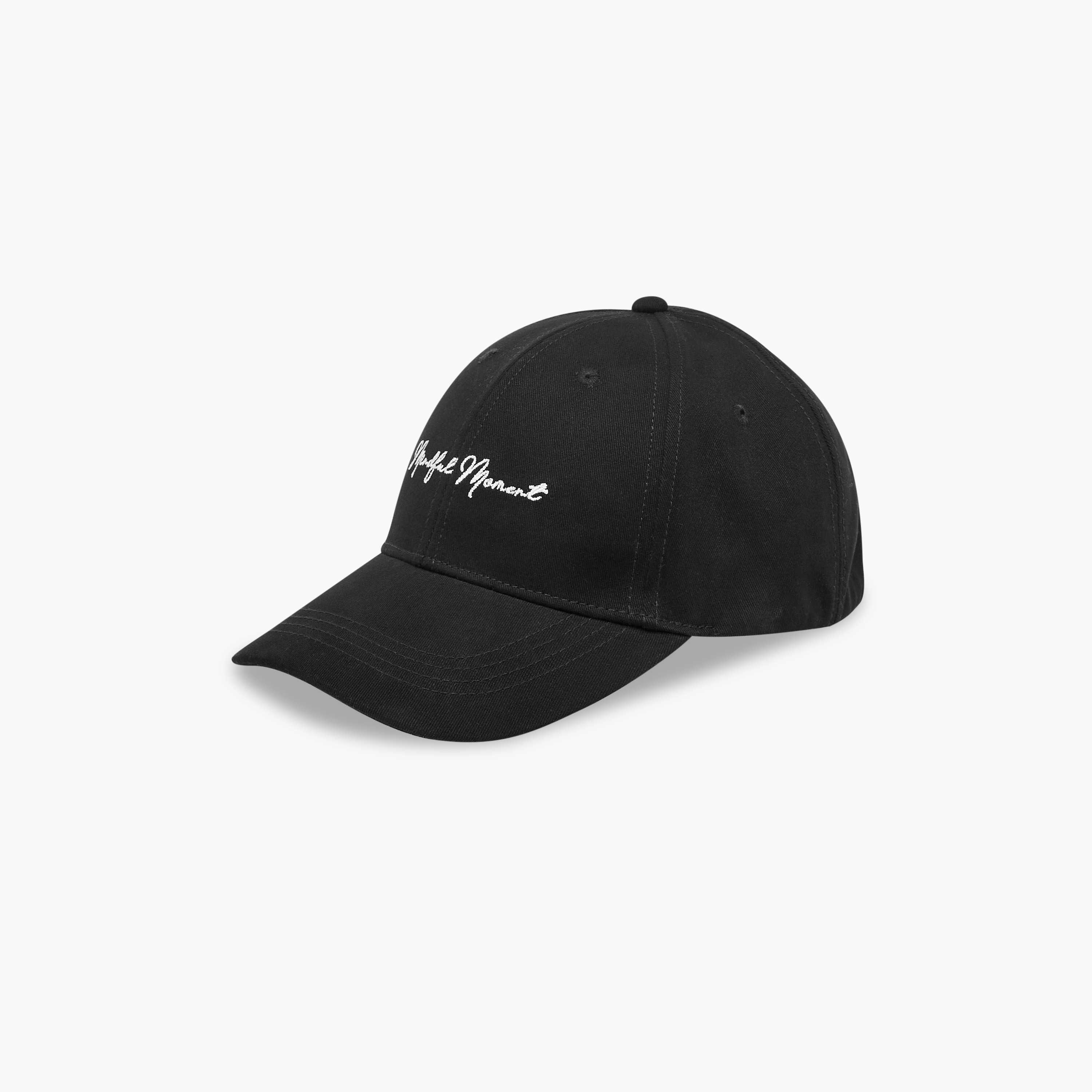 Slogan Embroidered Cap with Buckled Strap Closure-men-caps-image-3