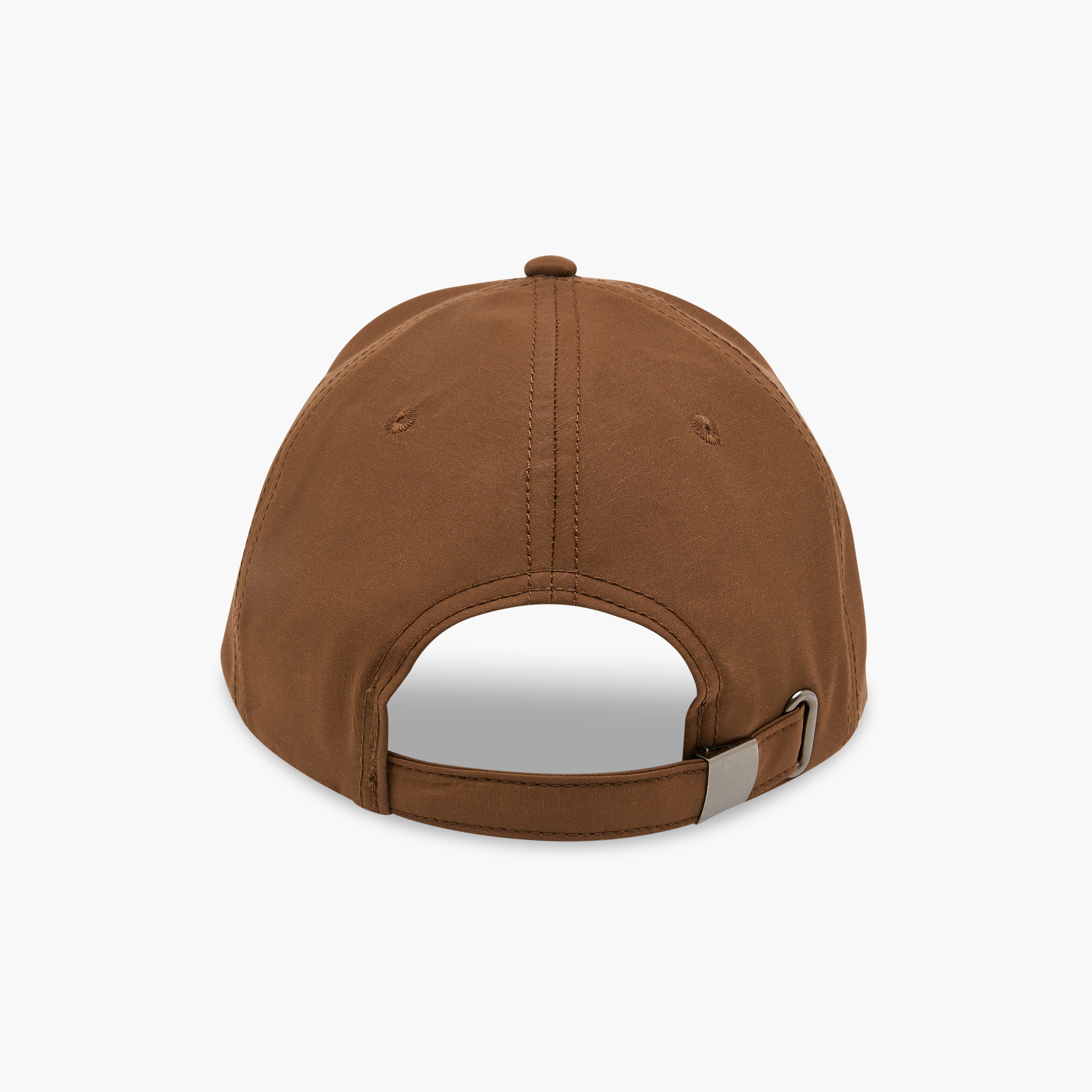 Slogan Embroidered Cap with Buckled Strap Closure-men-caps-image-5