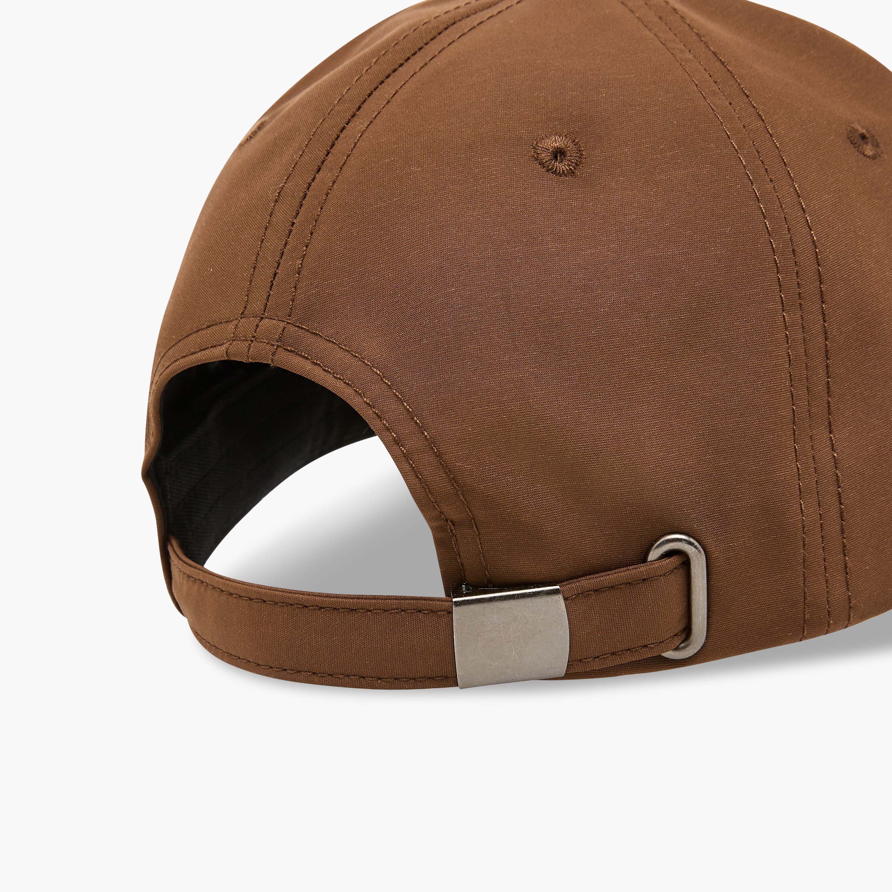 Slogan Embroidered Cap with Buckled Strap Closure-men-caps-image-7