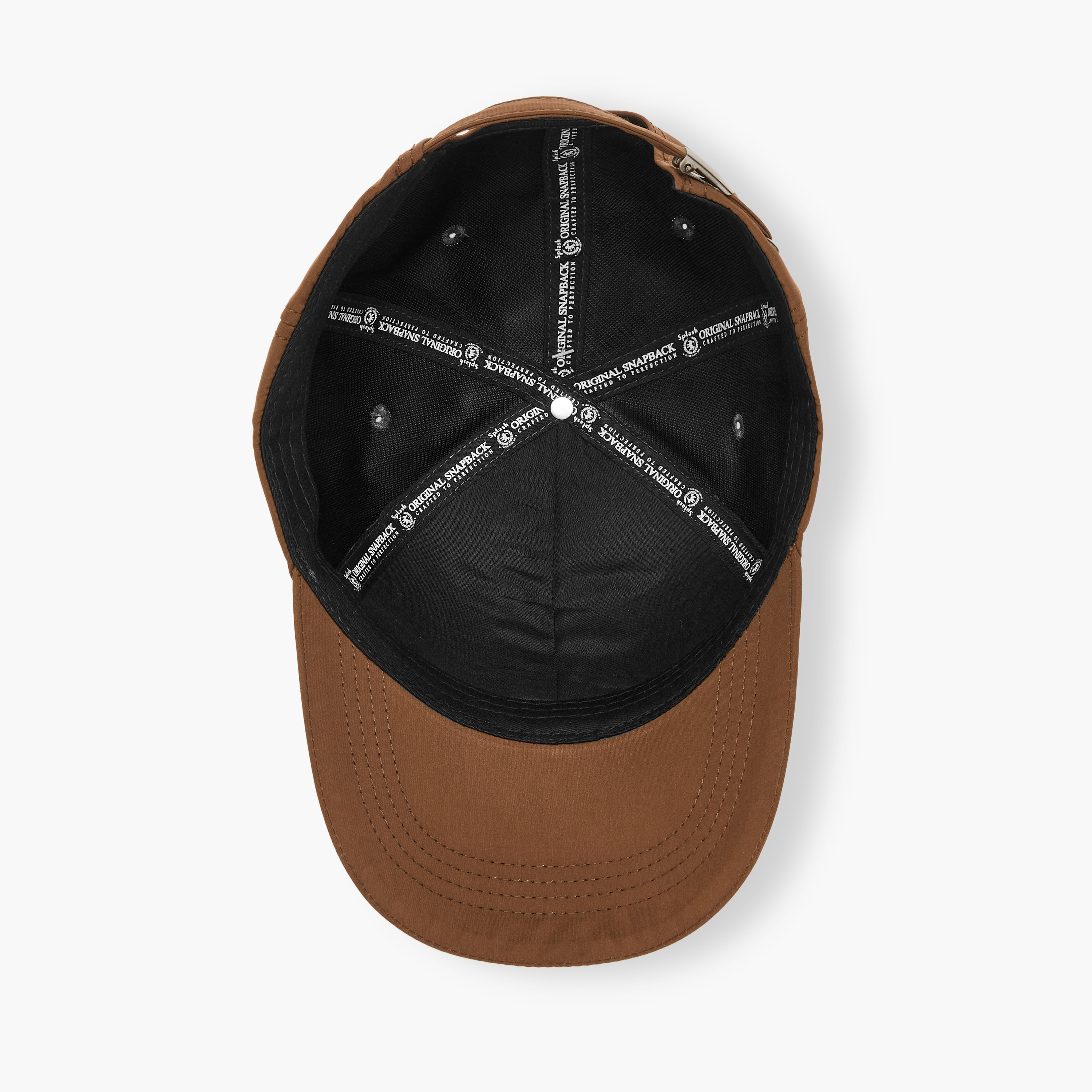 Slogan Embroidered Cap with Buckled Strap Closure-men-caps-image-8