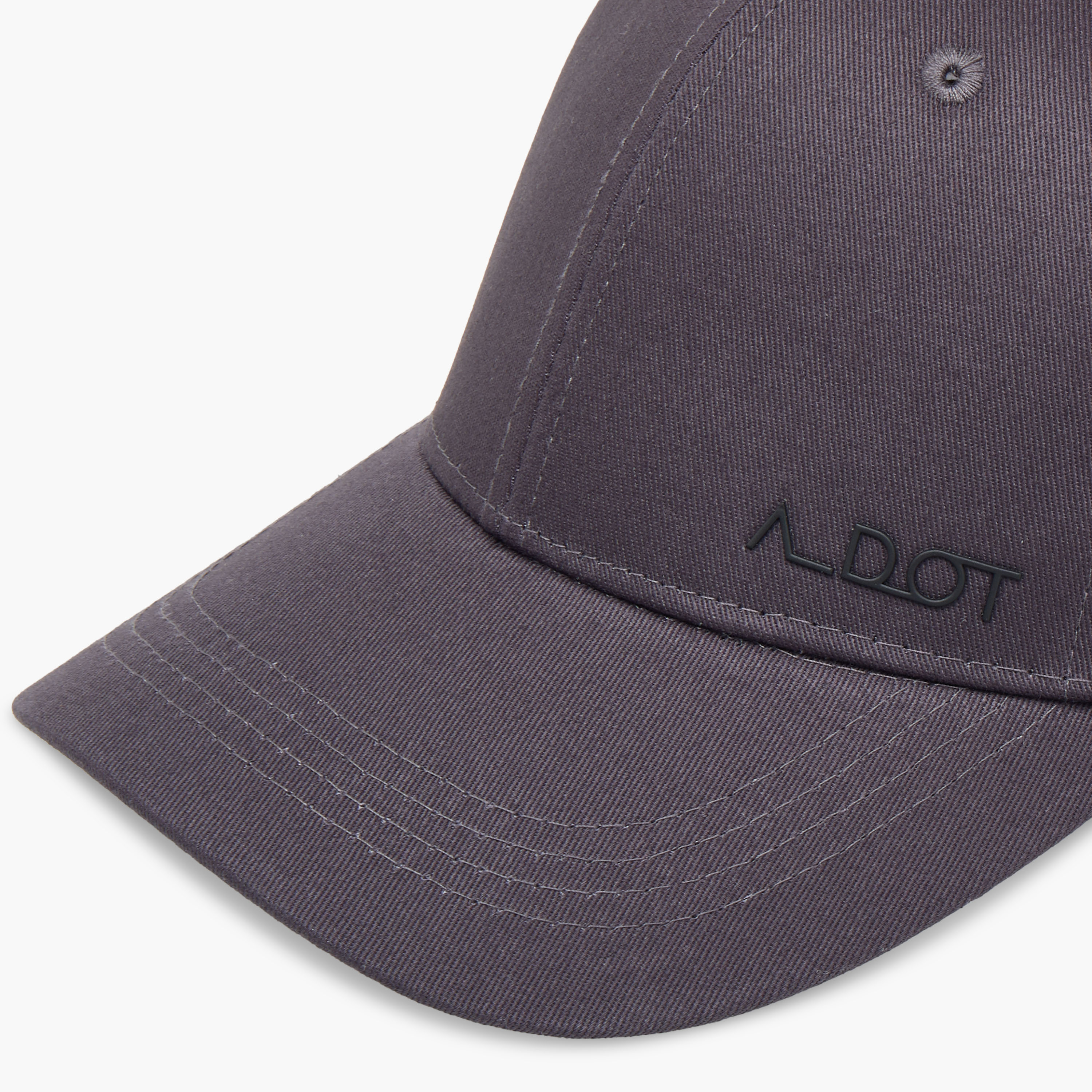 Eyelet Detail Cap with Buckled Strap Closure-men-caps-image-6