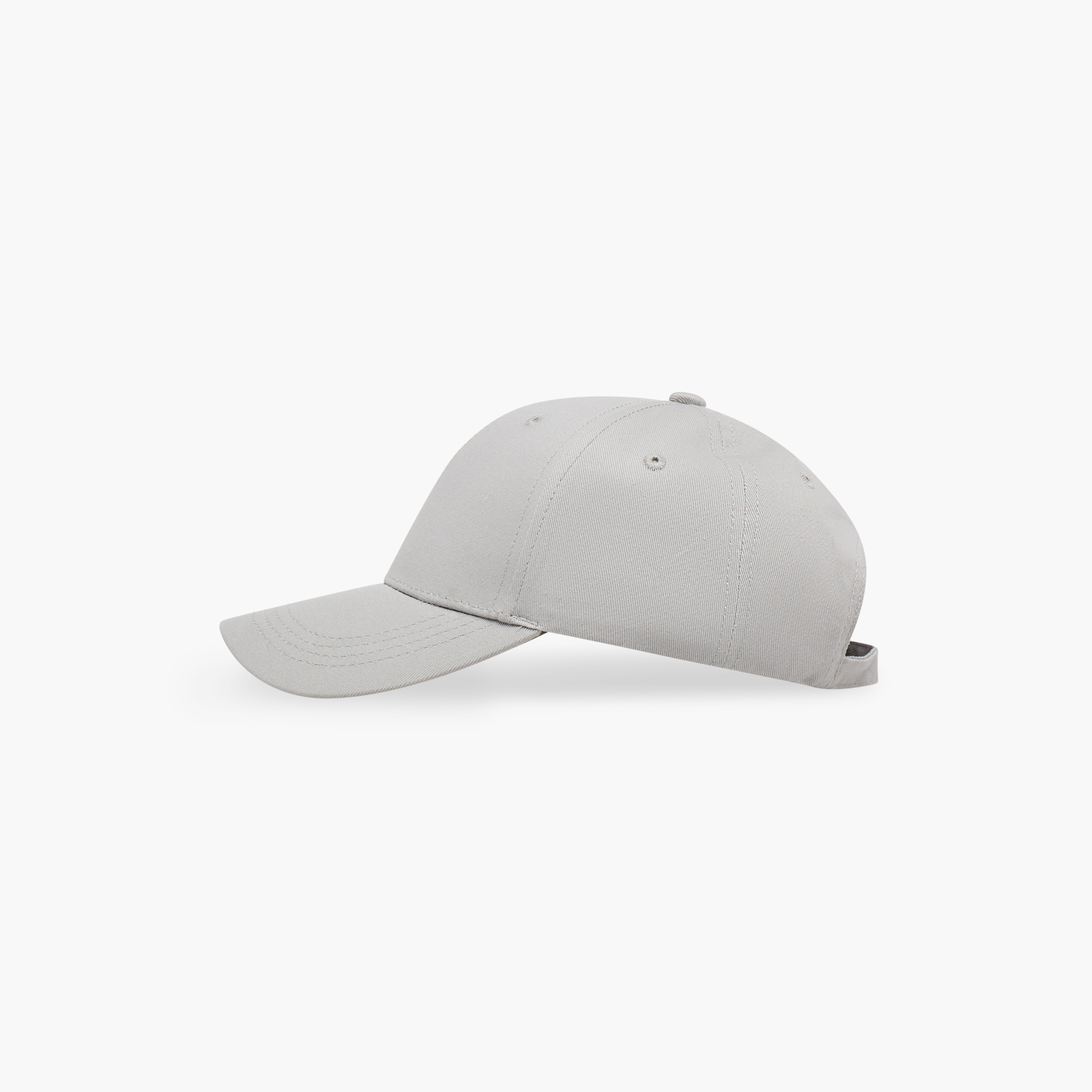 Stitch Detail Cap with Buckled Strap Closure-men-caps-image-4