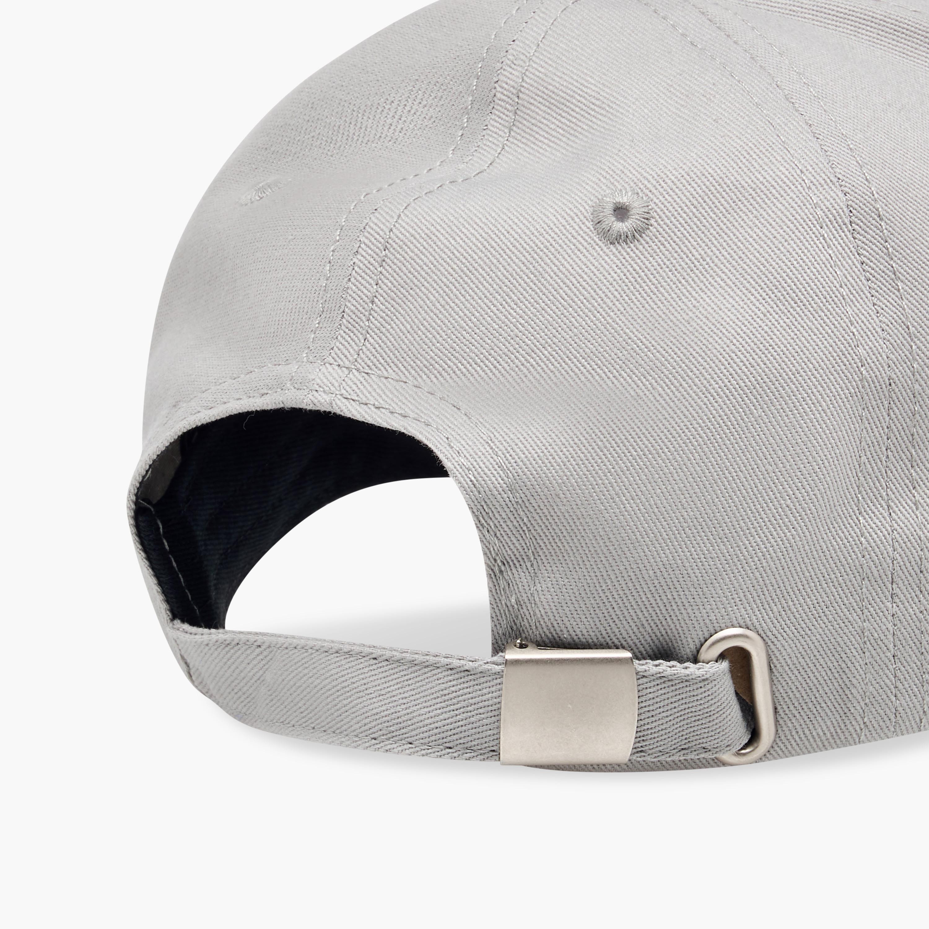Stitch Detail Cap with Buckled Strap Closure-men-caps-image-7
