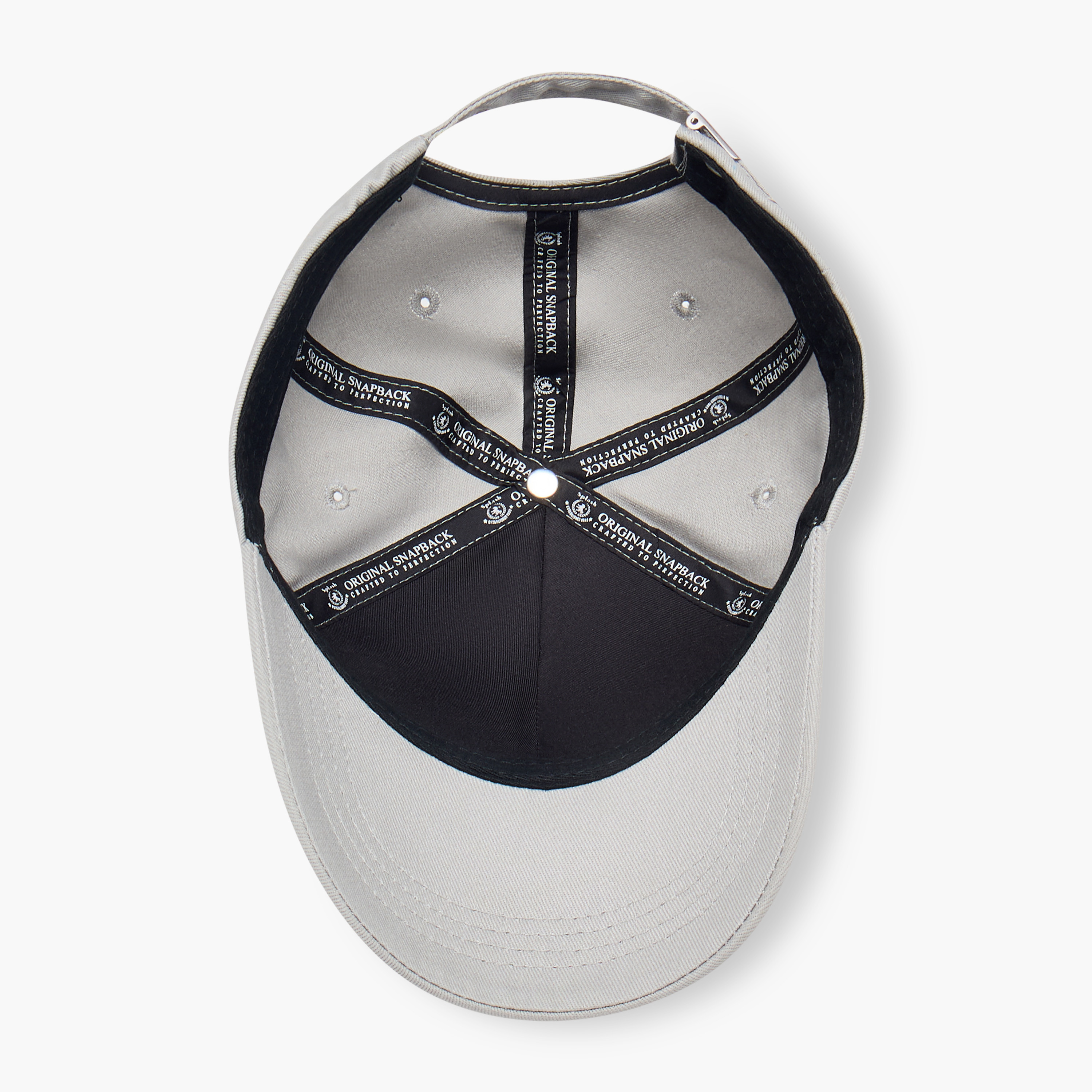 Stitch Detail Cap with Buckled Strap Closure-men-caps-image-8