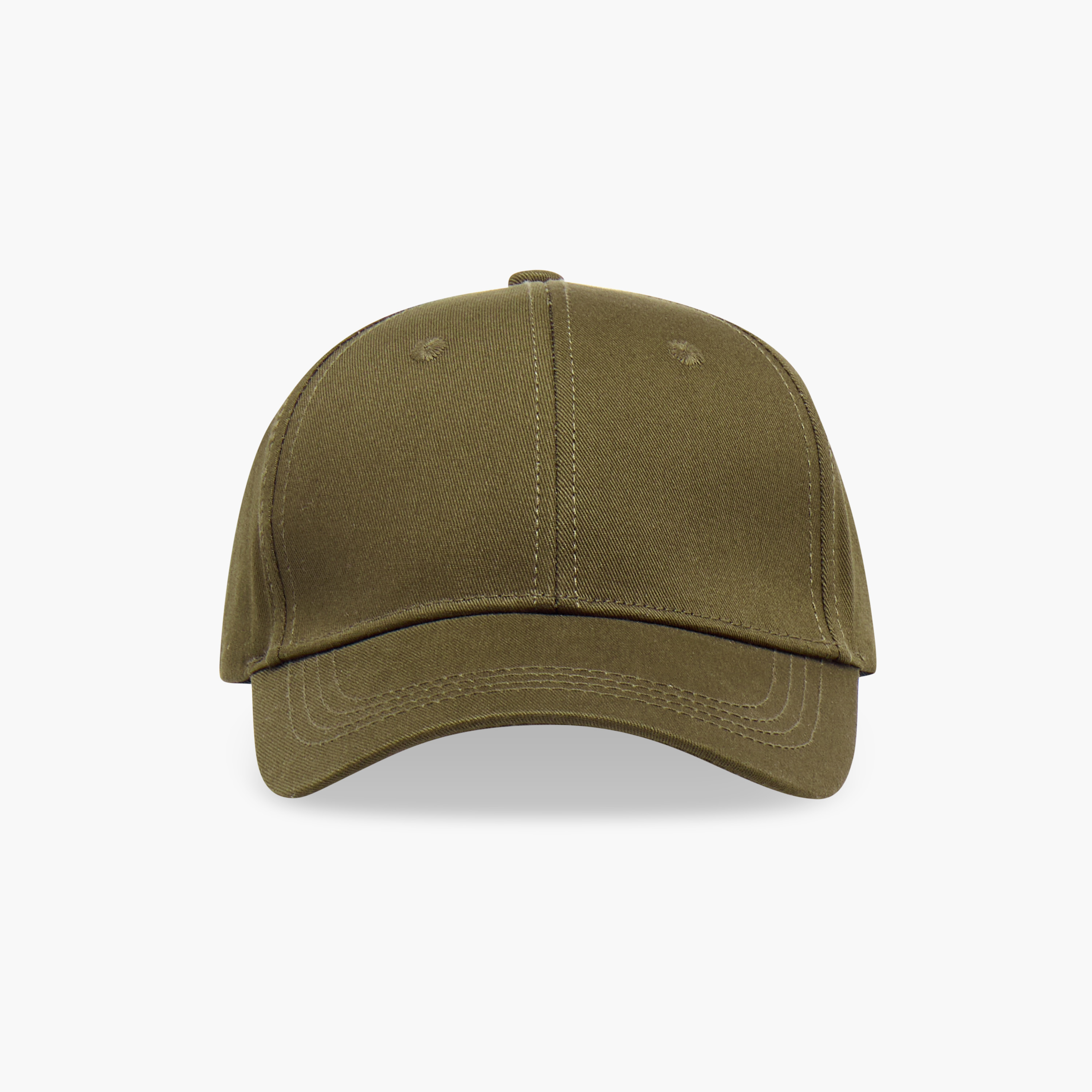 Stitch Detail Cap with Buckled Strap Closure-men-caps-image-1