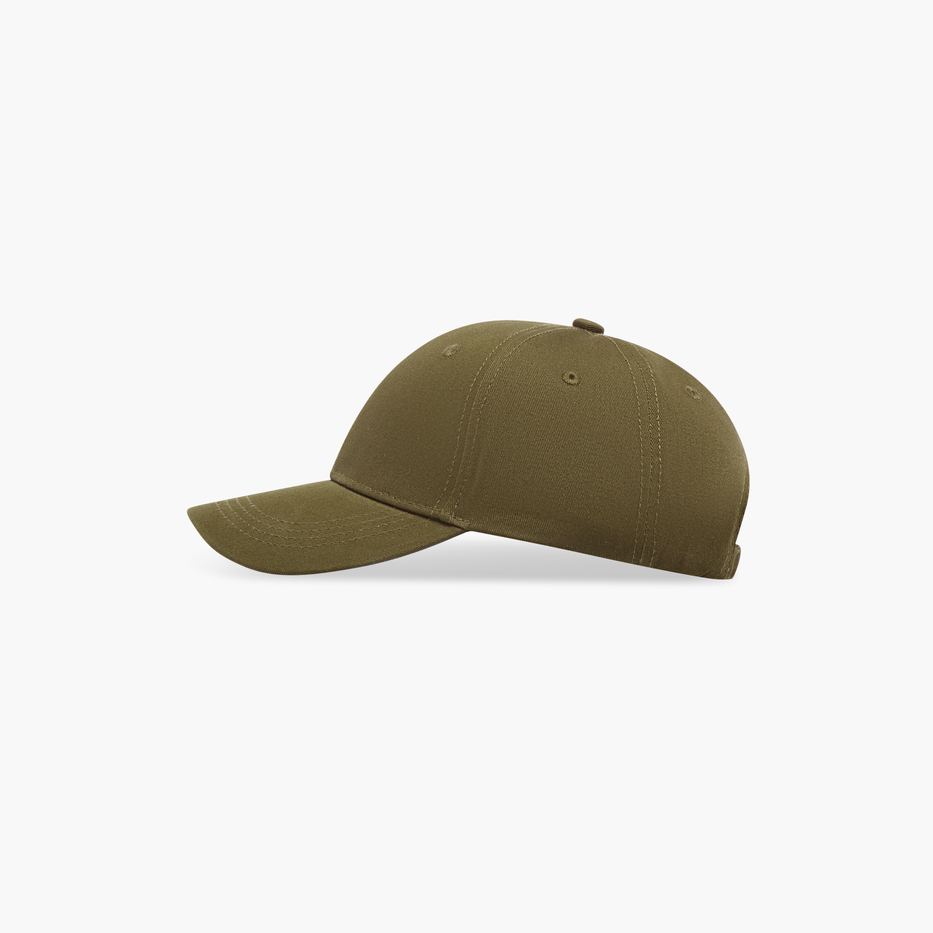 Stitch Detail Cap with Buckled Strap Closure-men-caps-image-4