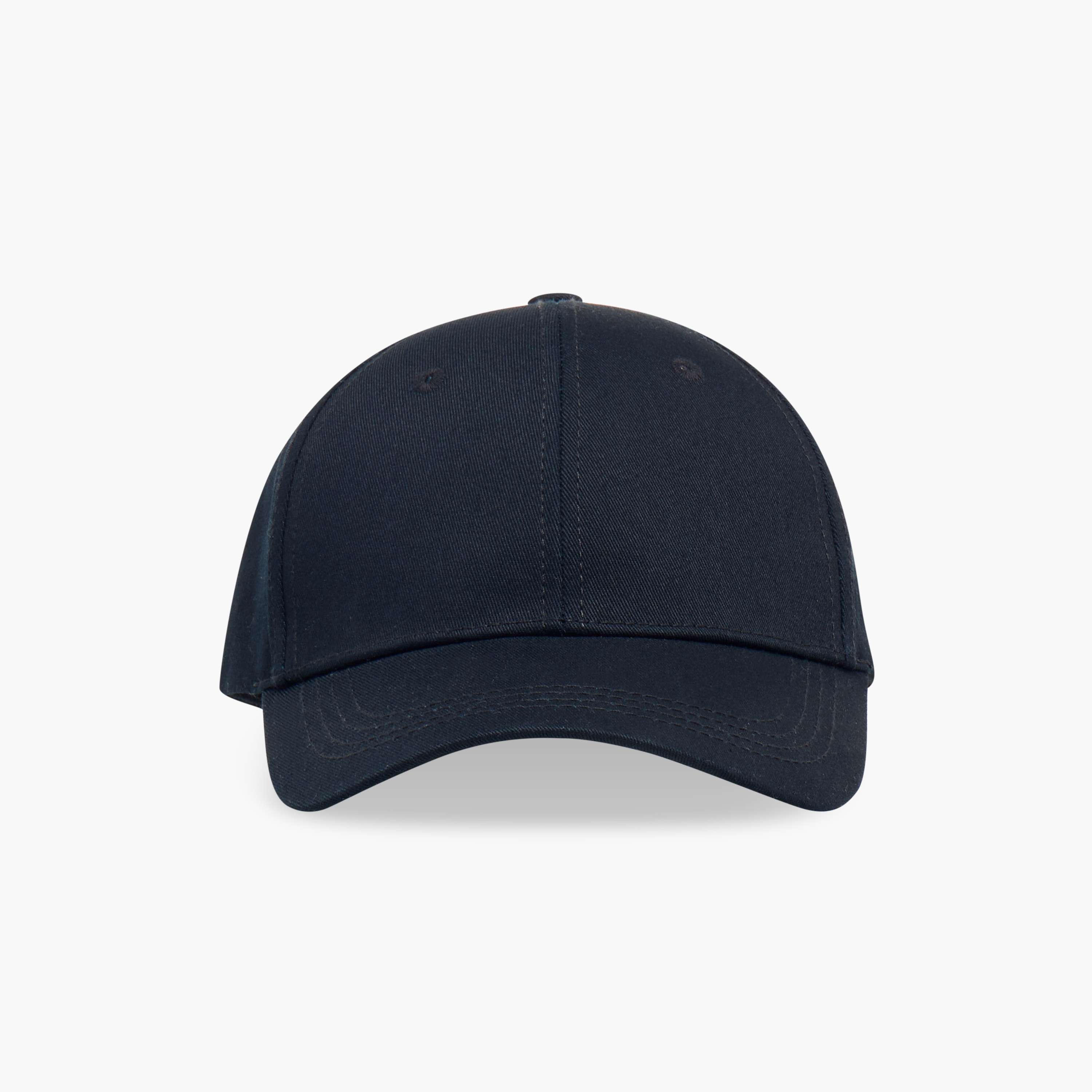 Stitch Detail Cap with Buckled Strap Closure-men-caps-image-1