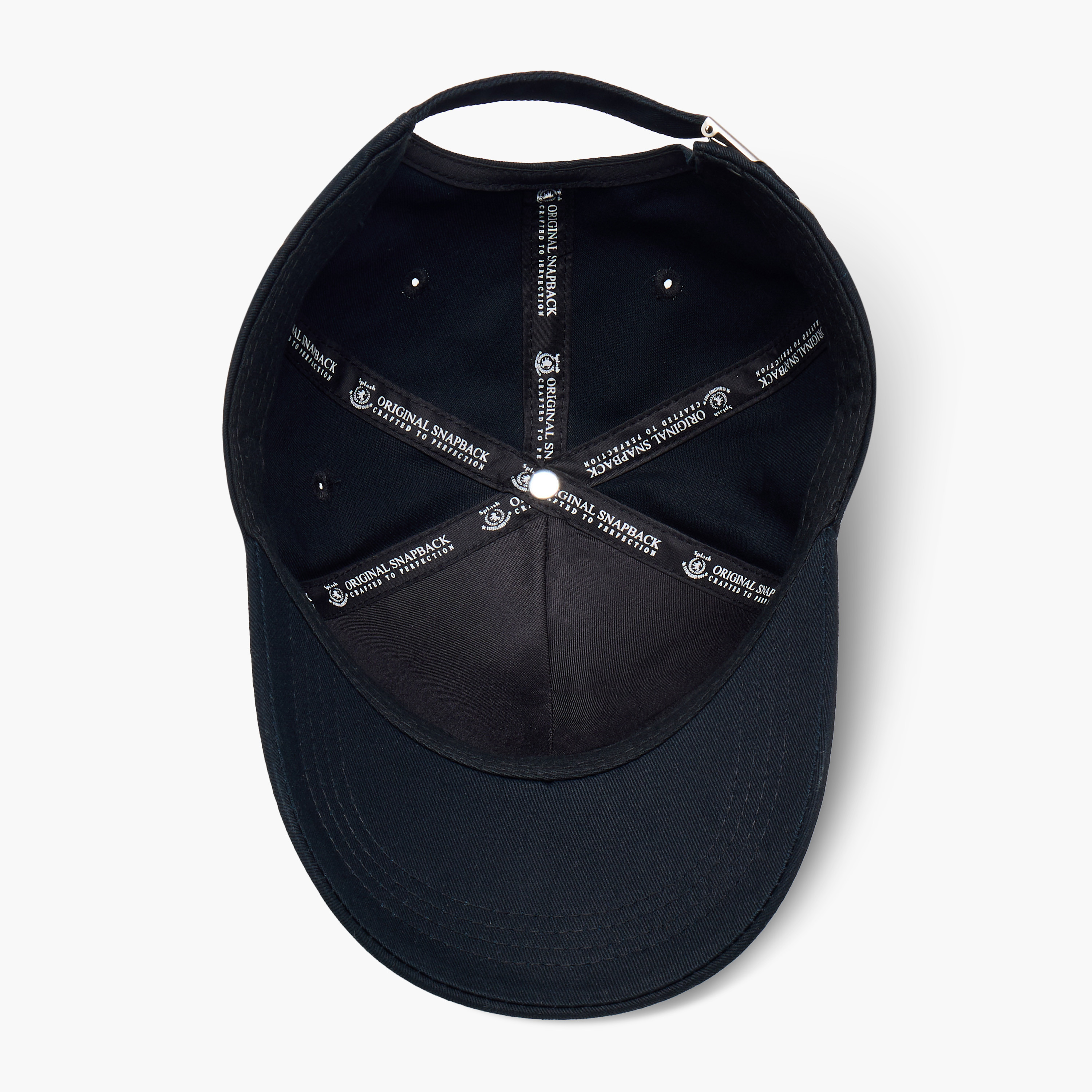 Stitch Detail Cap with Buckled Strap Closure-men-caps-image-8