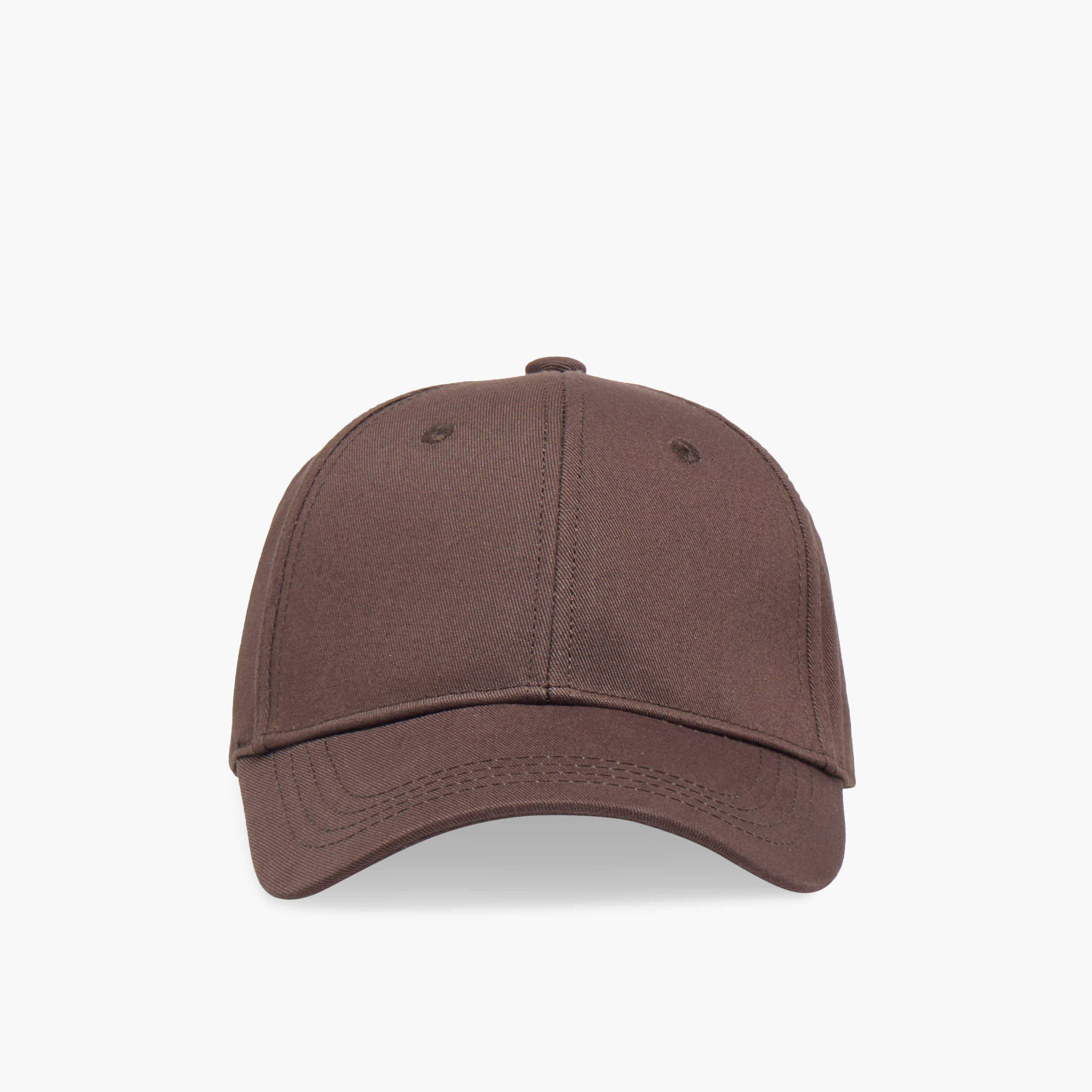 Eyelet Detail Cap with Buckled Strap Closure-men-caps-image-1