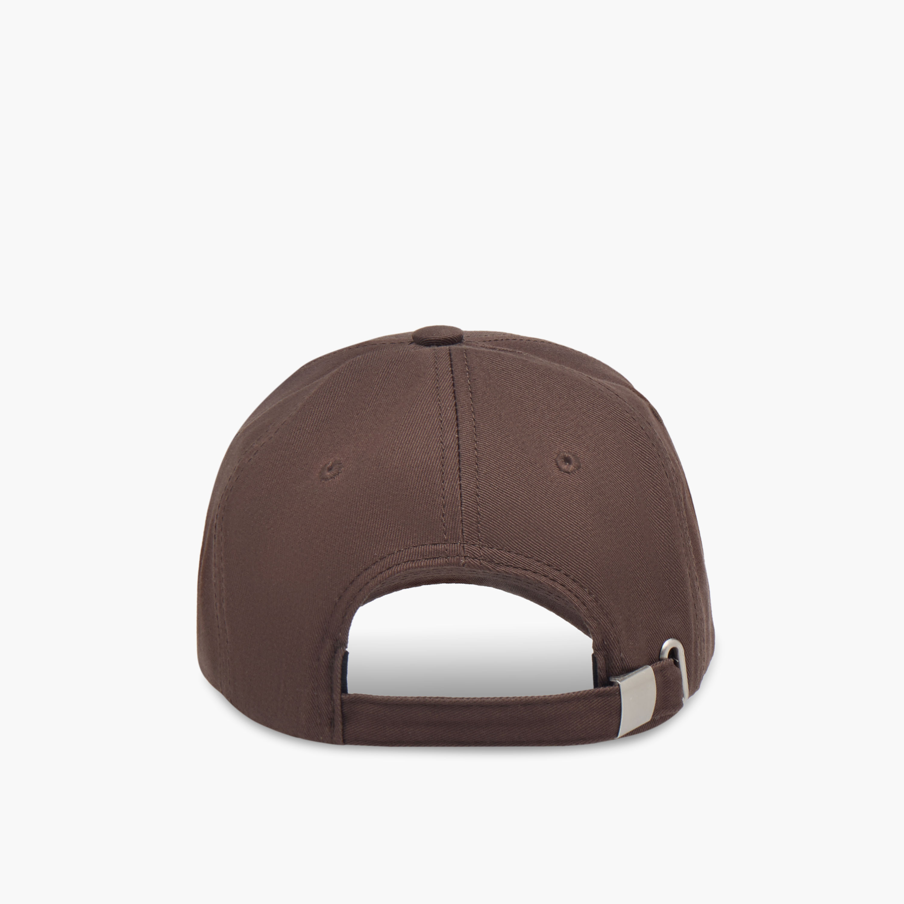 Eyelet Detail Cap with Buckled Strap Closure-men-caps-image-5