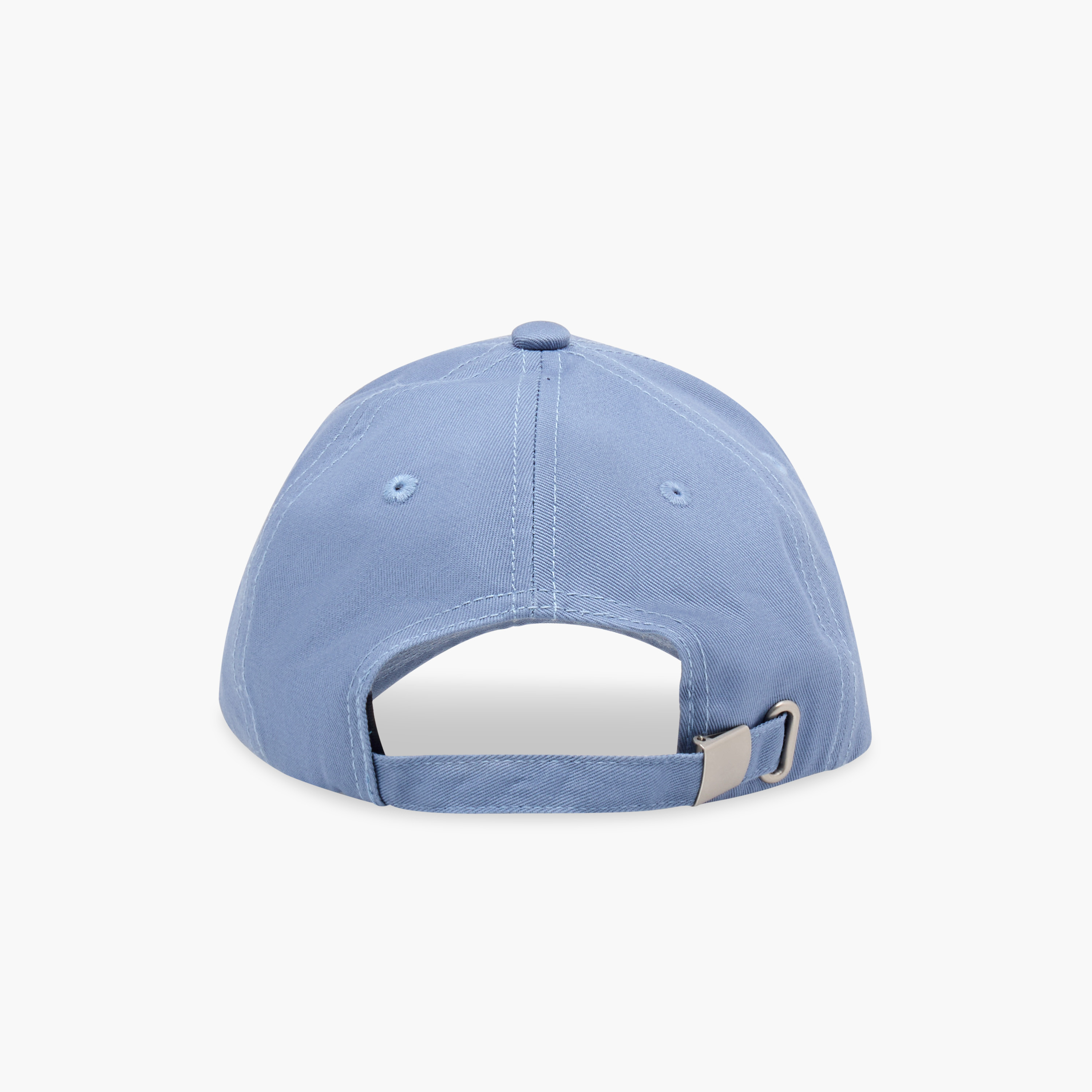 Stitch Detail Cap with Buckled Strap Closure-men-caps-image-5
