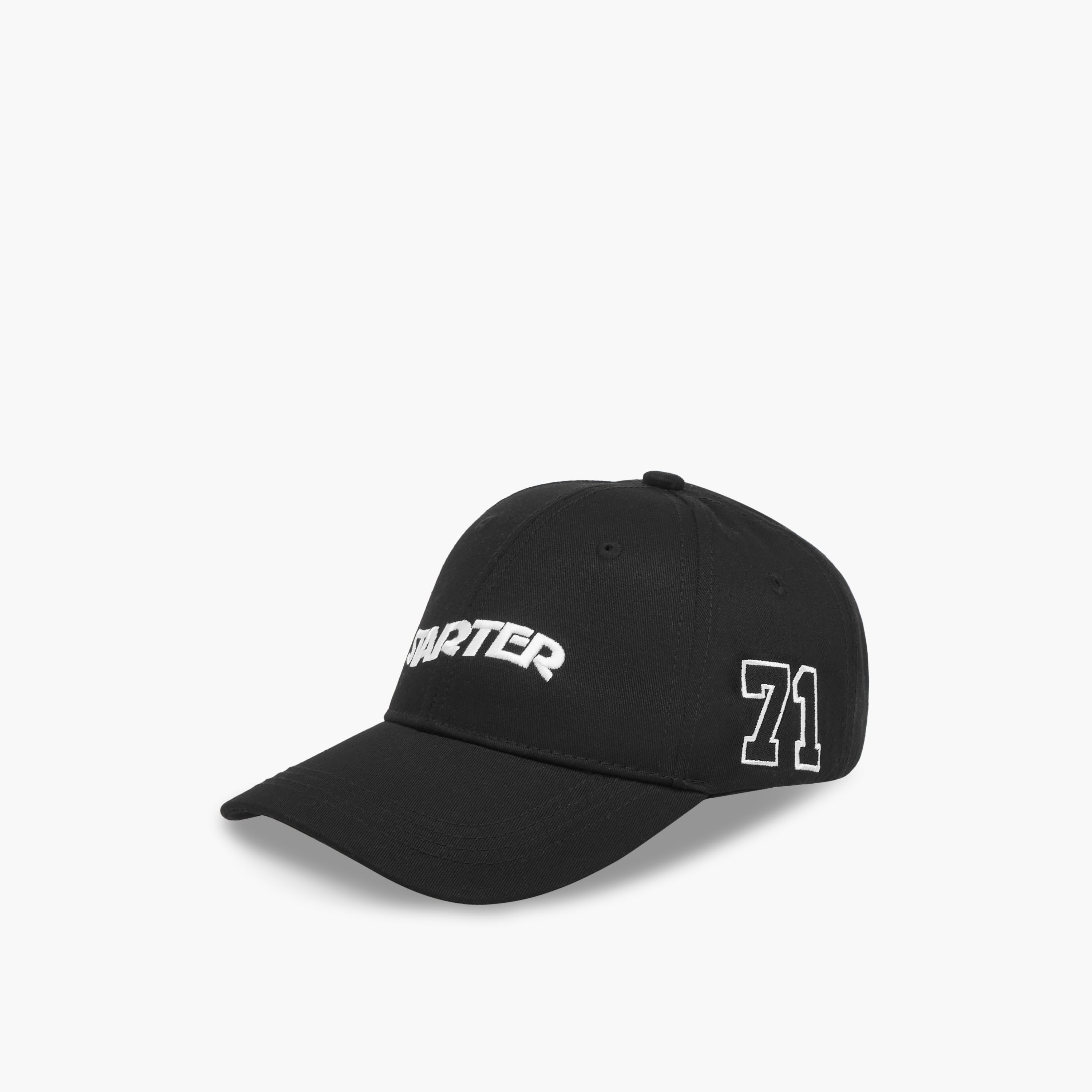 Starter Logo Embroidered Cap with Buckled Strap Closure-men-caps-image-3