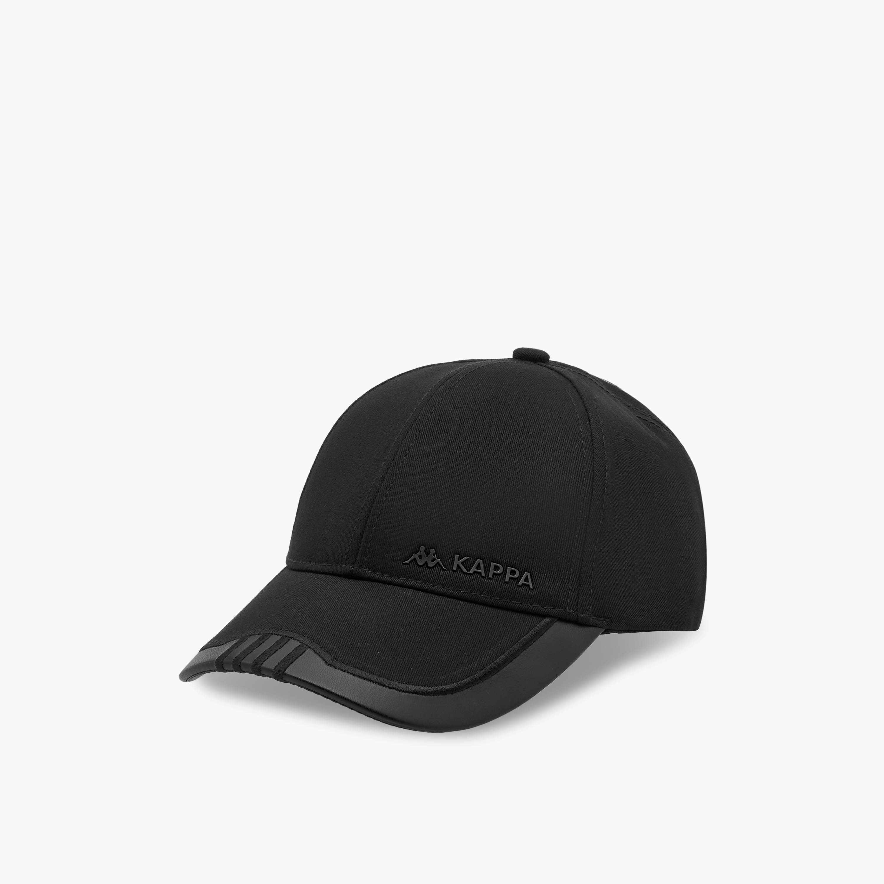 Kappa Logo Accent Cap with Buckled Strap Closure-men-caps-image-3
