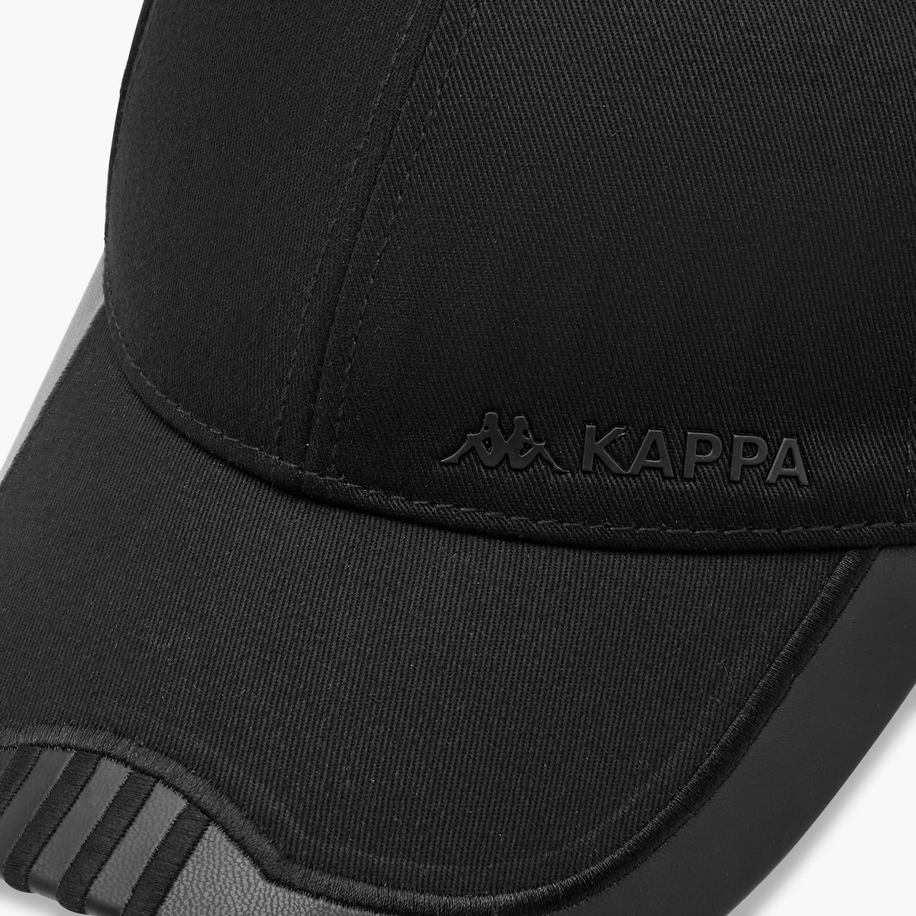 Kappa Logo Accent Cap with Buckled Strap Closure-men-caps-image-6