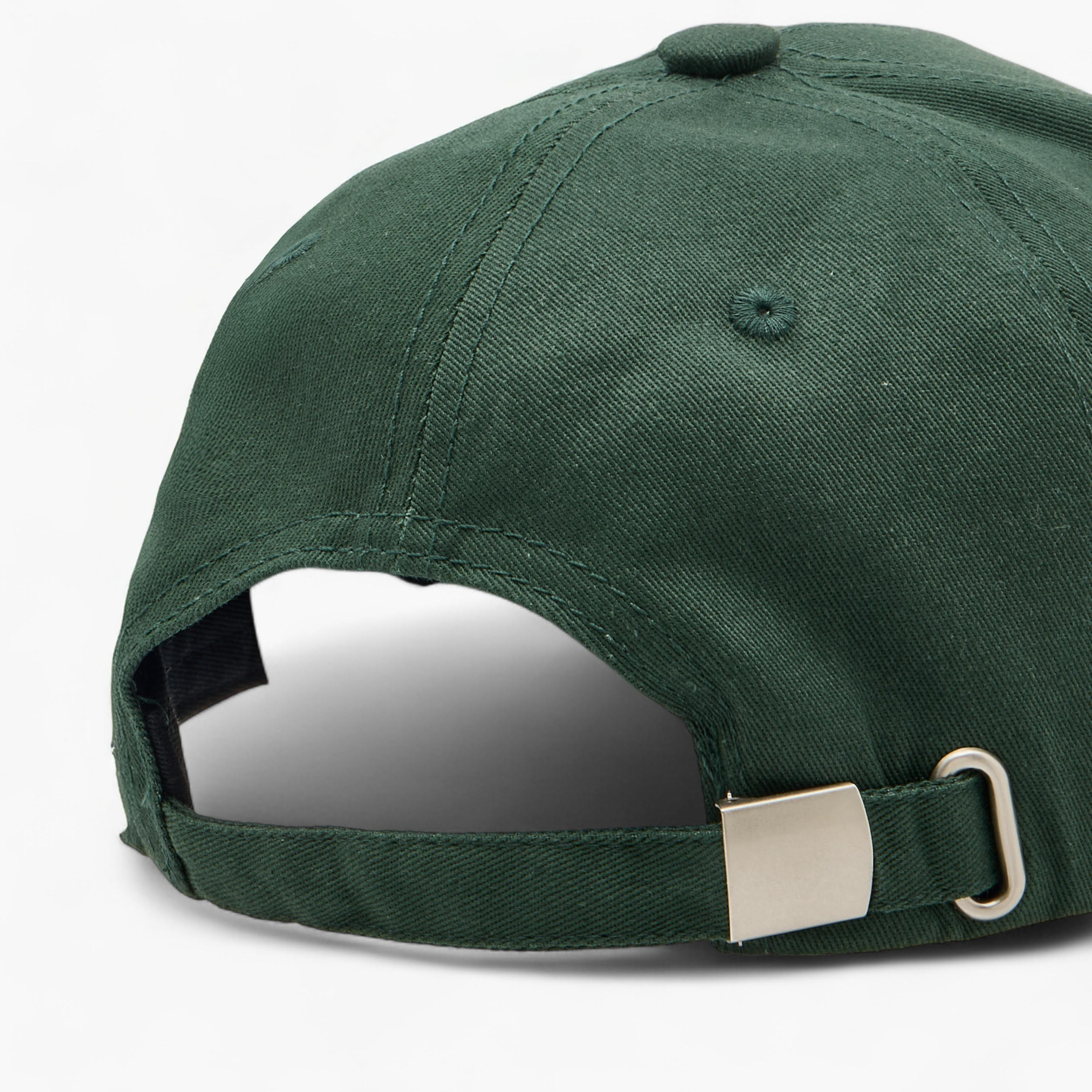 Kappa Logo Embroidered Cap with Buckled Strap Closure-men-caps-image-7