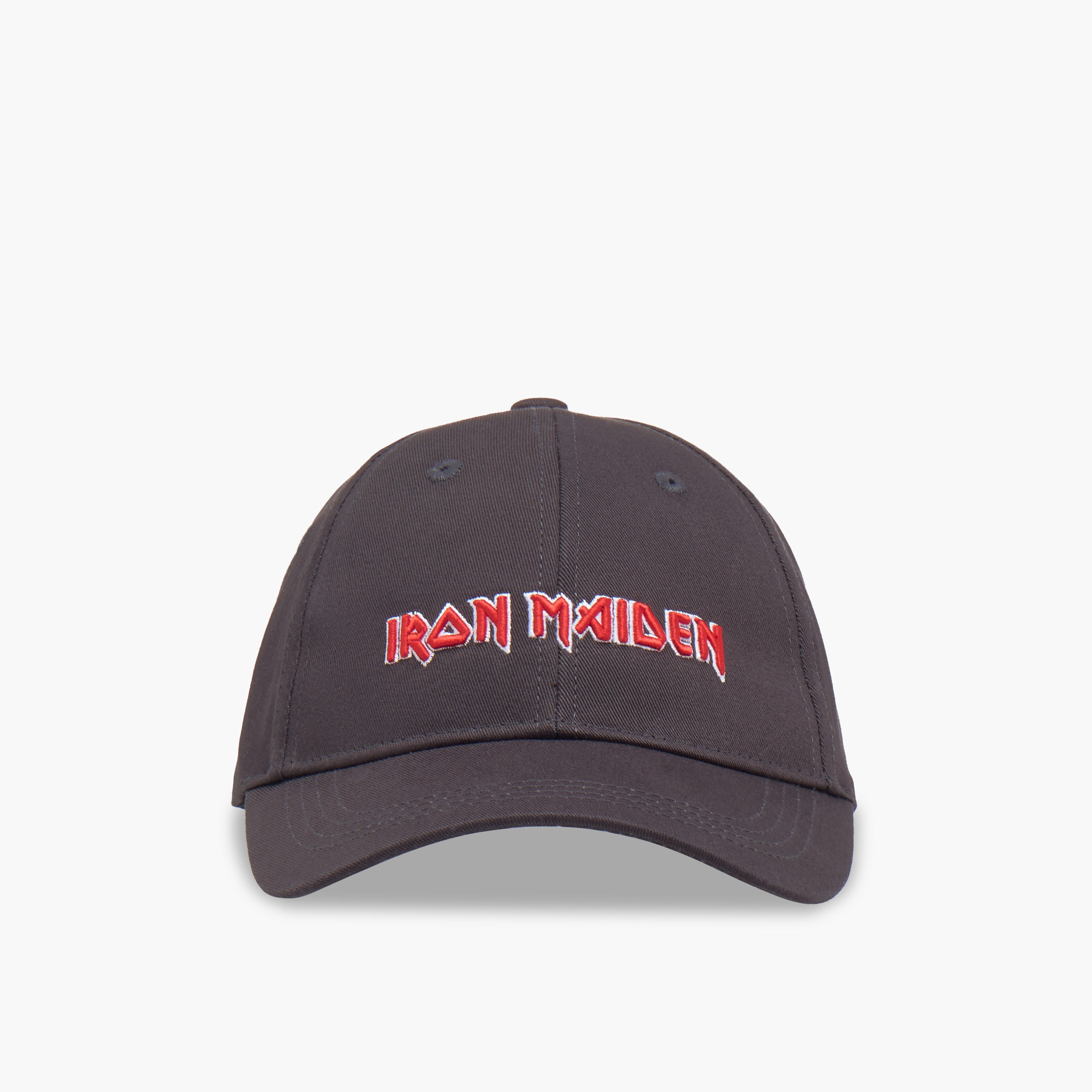 كاب بحزام بمشبك إغلاق وتطريز إيرون مايدن-men-caps-image-1