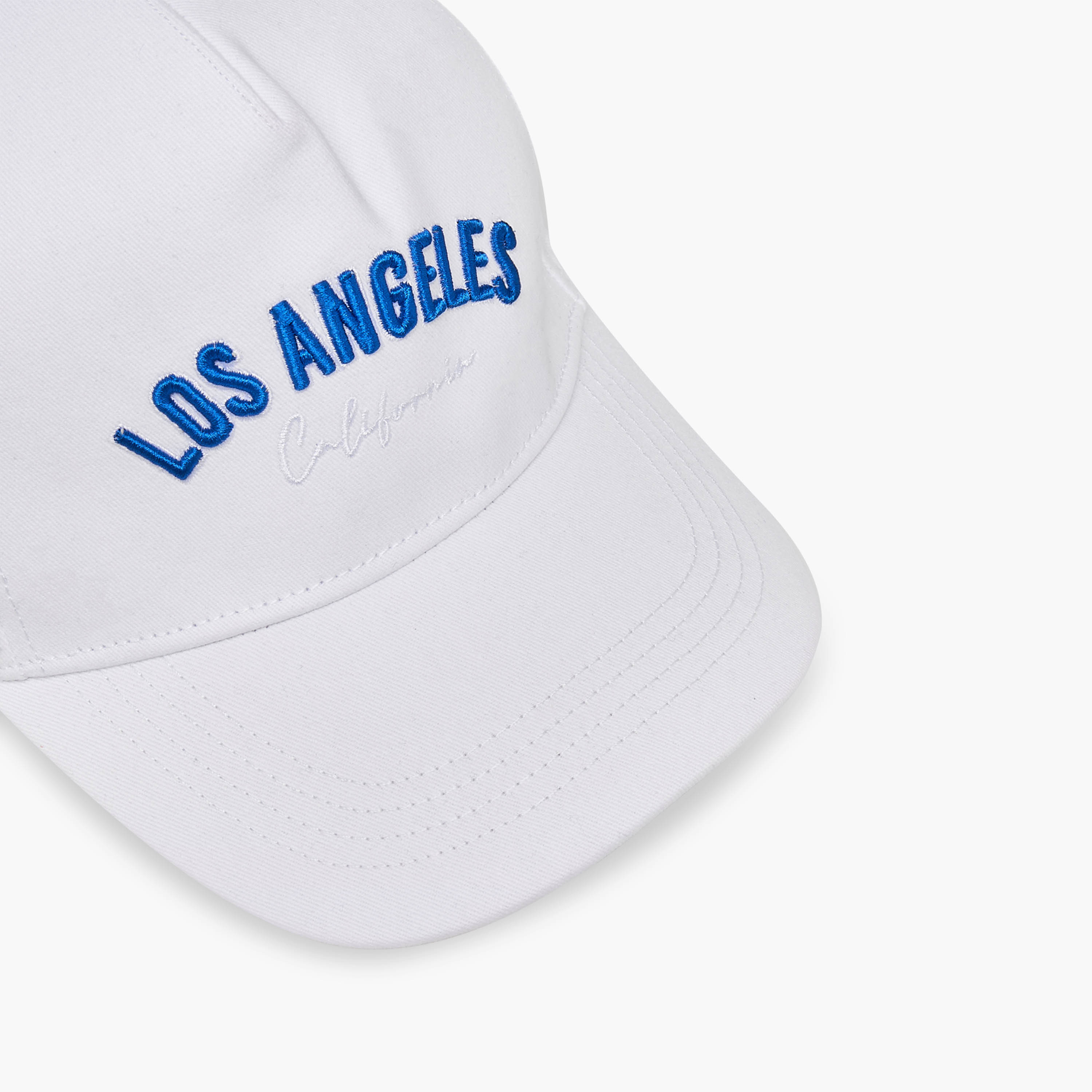 Los Angeles Embroidered Cap with Buckled Strap Closure-men-caps-image-7
