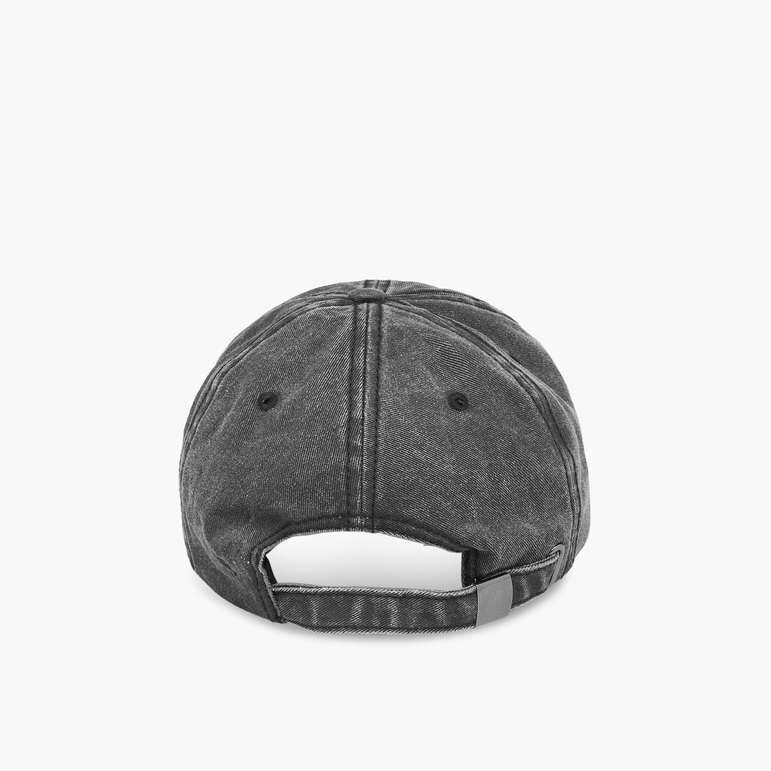 Slogan Embroidered Cap with Buckled Strap Closure-men-caps-image-5