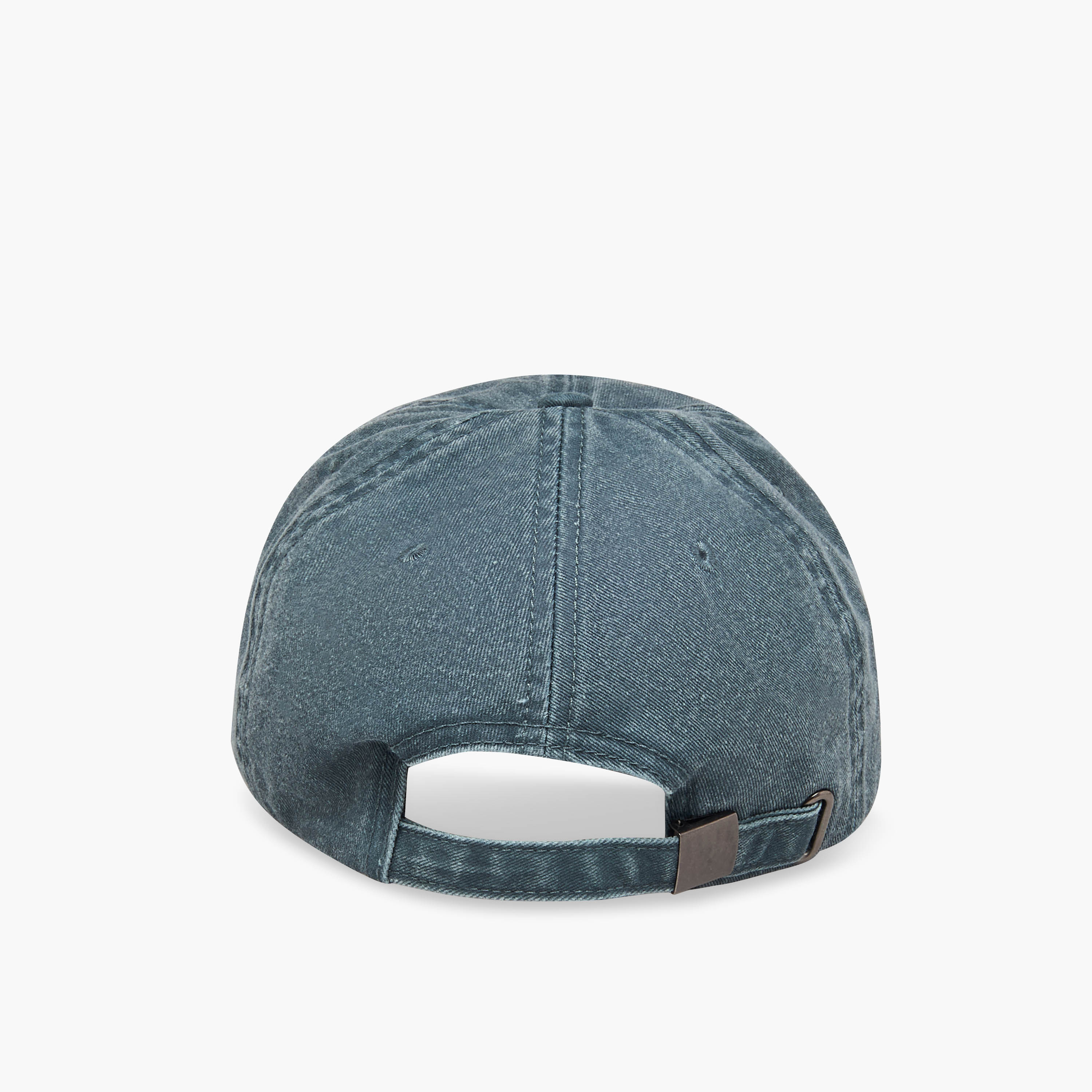 Embroidered Cap with Buckled Strap Closure-men-caps-image-5