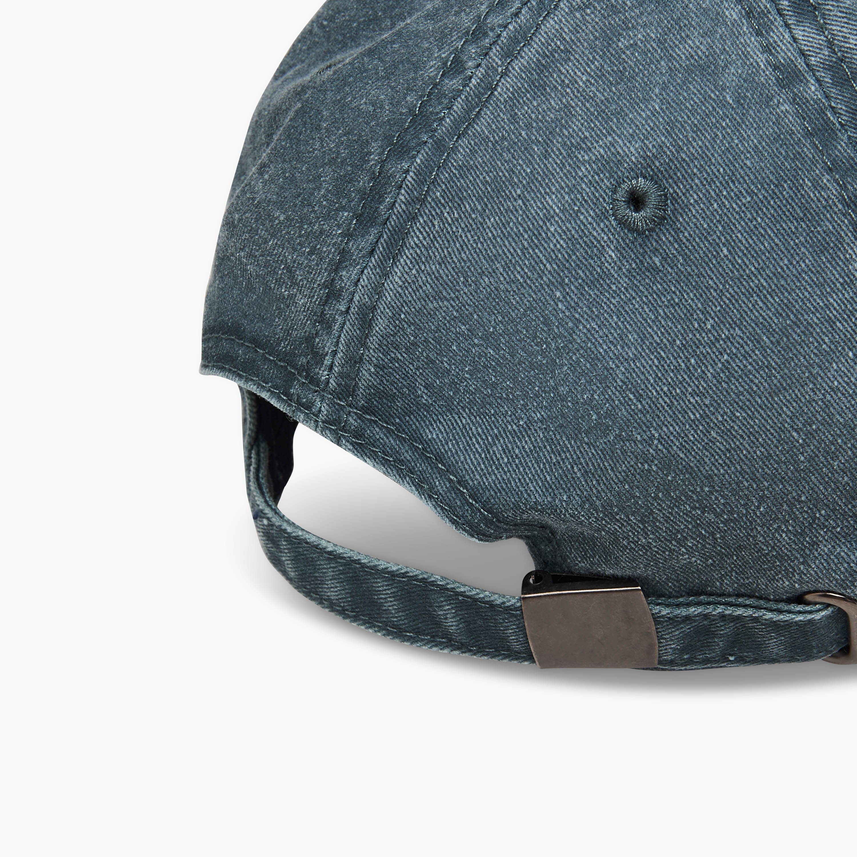 Embroidered Cap with Buckled Strap Closure-men-caps-image-7