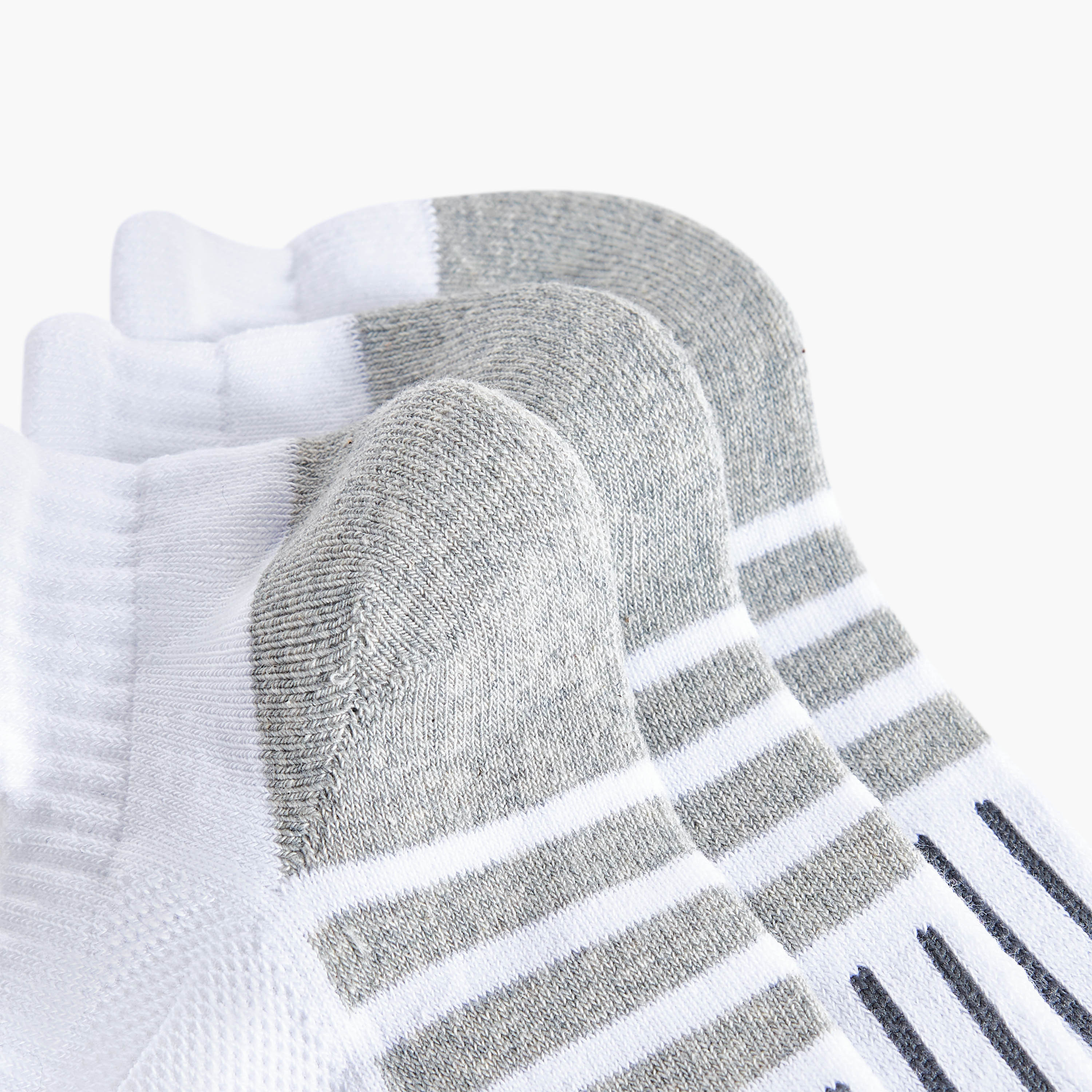 طقم جوارب نصف تيري بطول الكاحل وطبعات عدد 3-men-socks-image-4