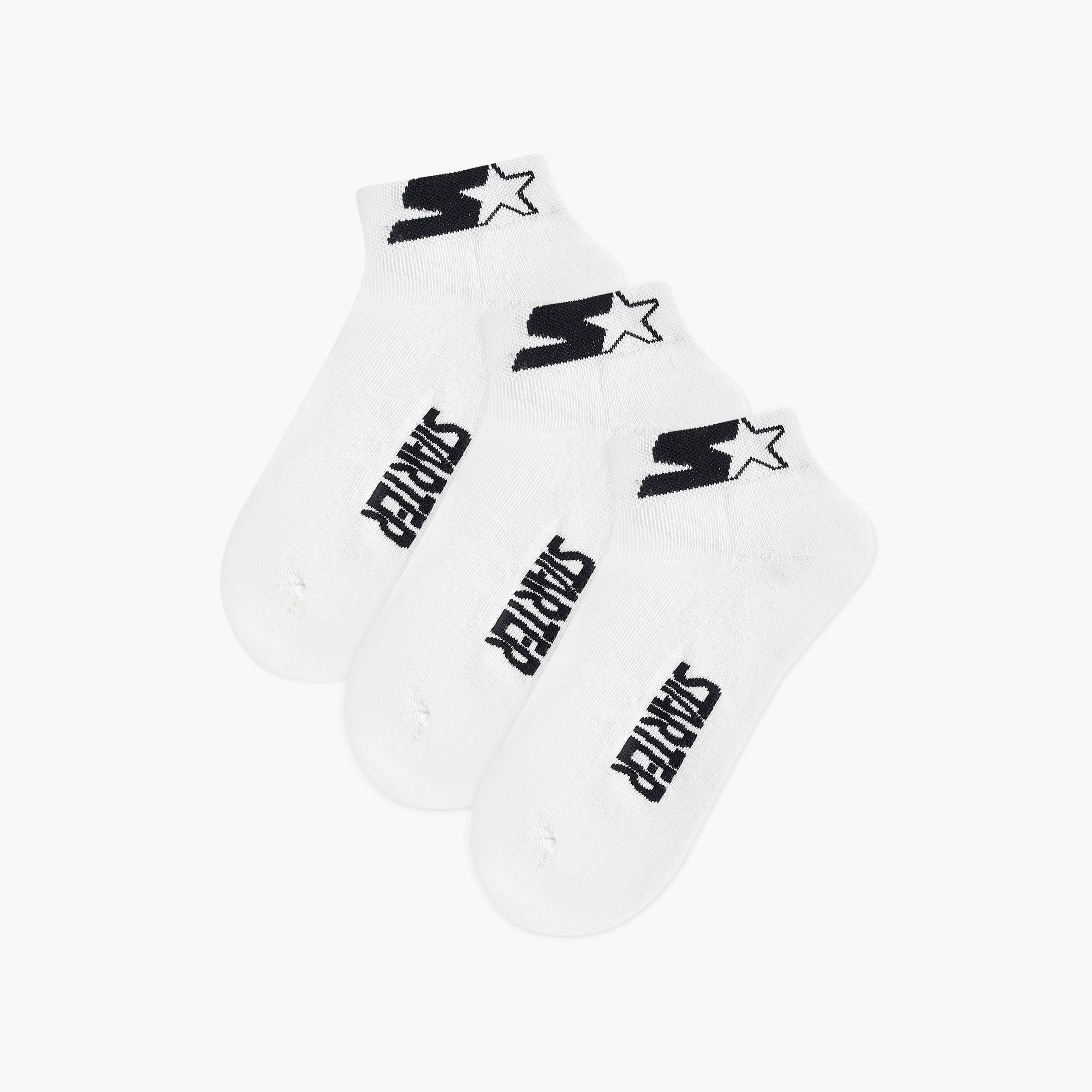 Set of 3 - Starter Logo Print Ankle Length Socks-men-socks-image-1