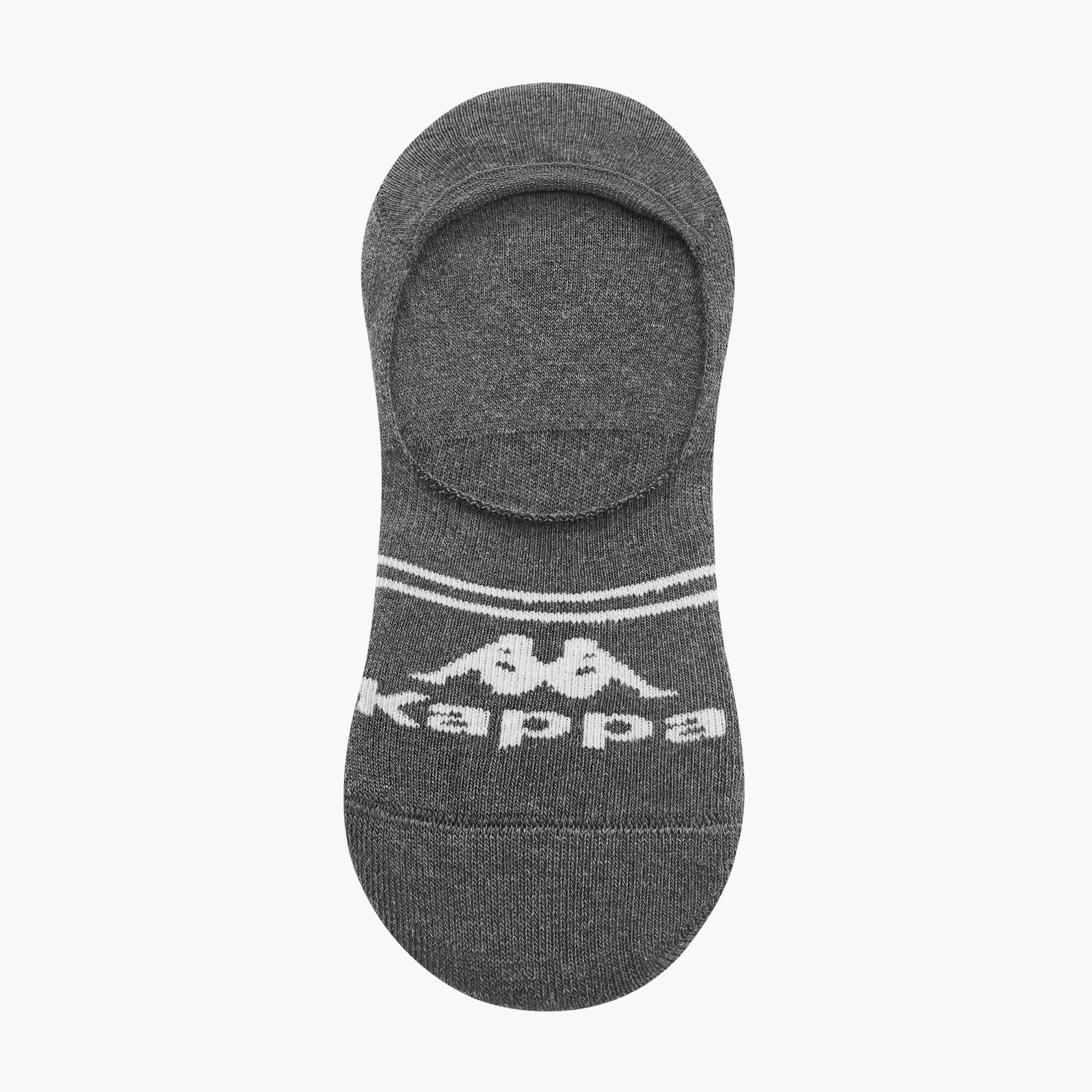 Set of 3 - Kappa Logo Detail Invisible Socks with Antibacterial Protection-men-socks-image-2