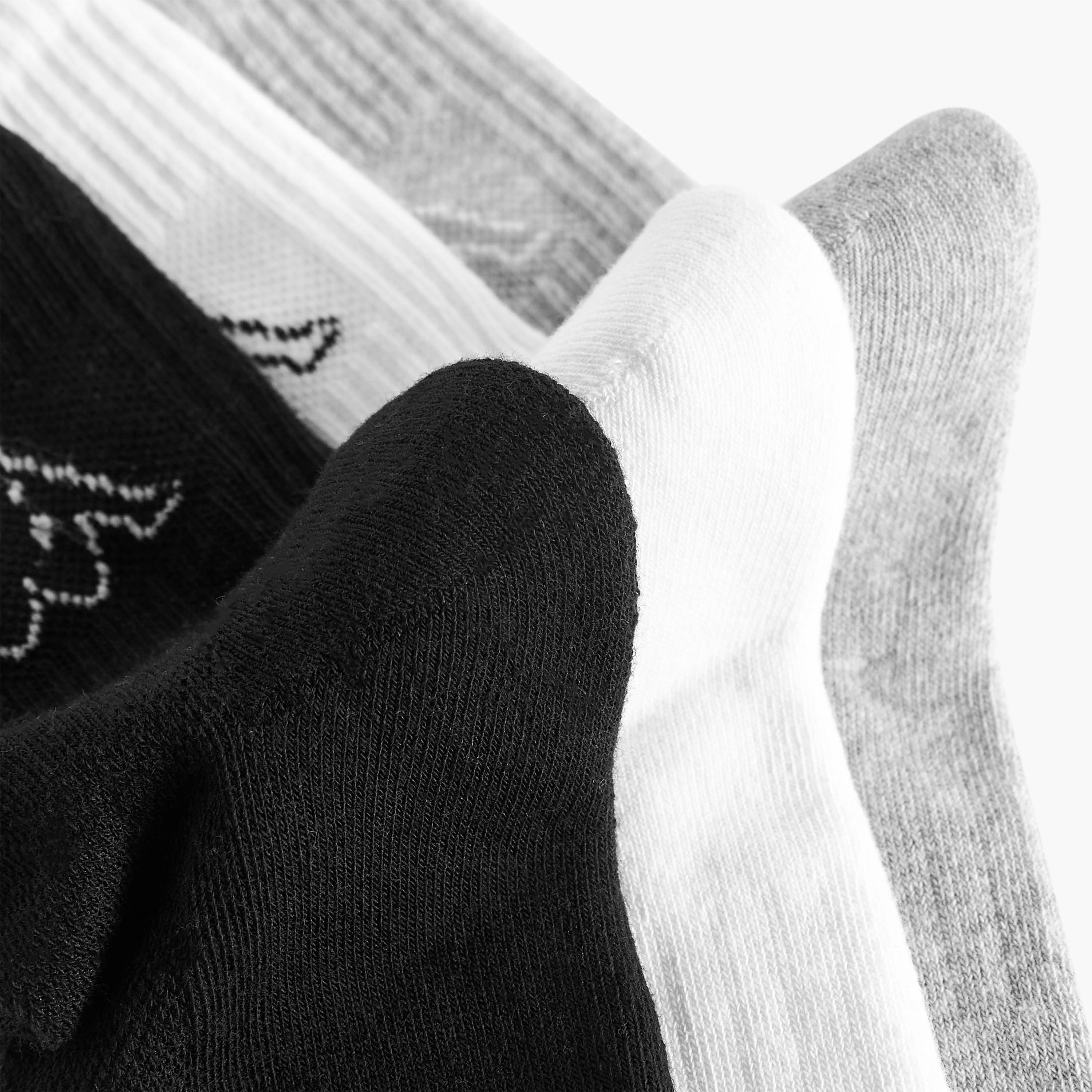 طقم جوارب 3 أزواج بارزة الملمس طويلة من كابا-men-socks-image-4