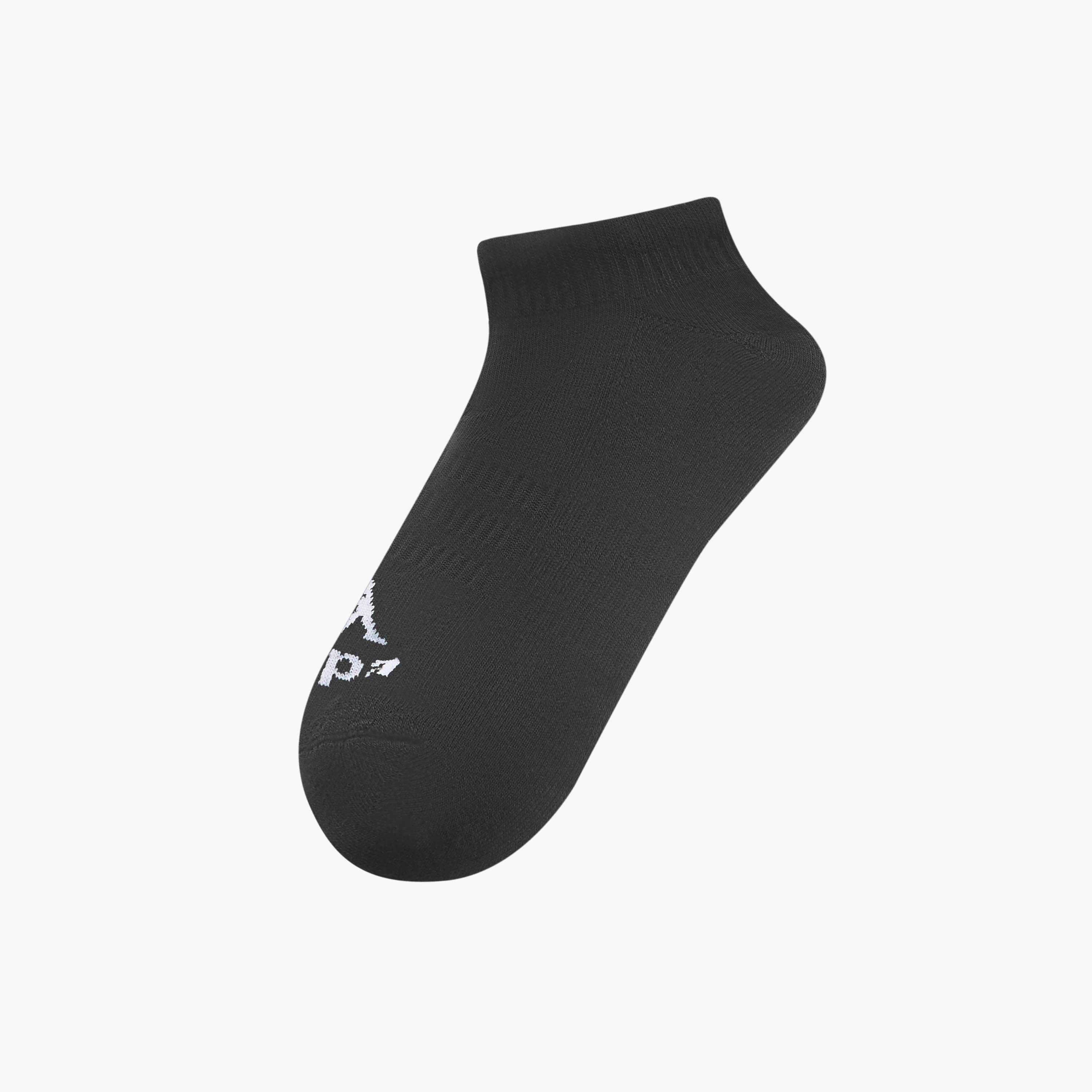 Set of 3 - Kappa Logo Print Half Terry Ankle Length Socks with Antibacterial Protection-men-socks-image-2
