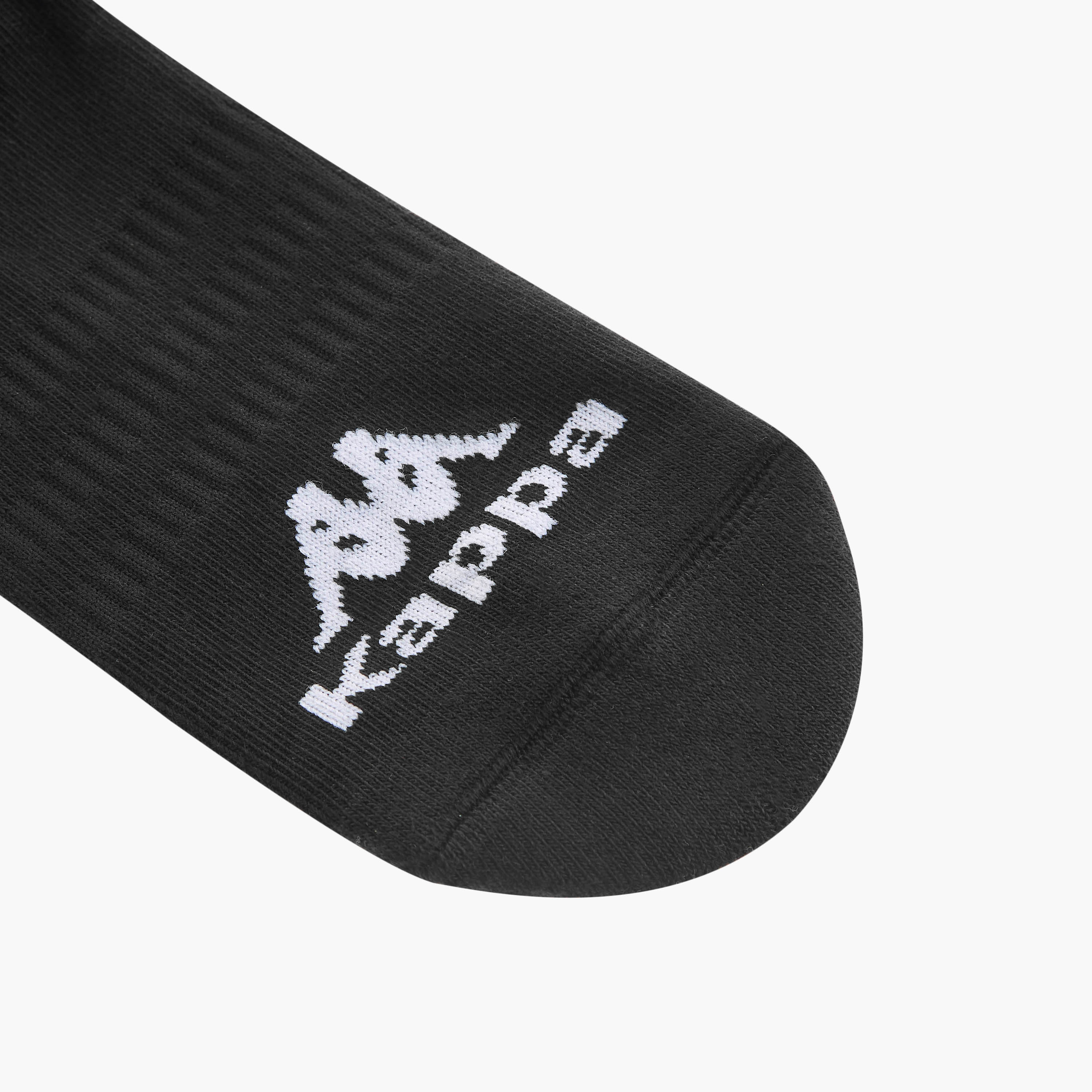 Set of 3 - Kappa Logo Print Half Terry Ankle Length Socks with Antibacterial Protection-men-socks-image-3