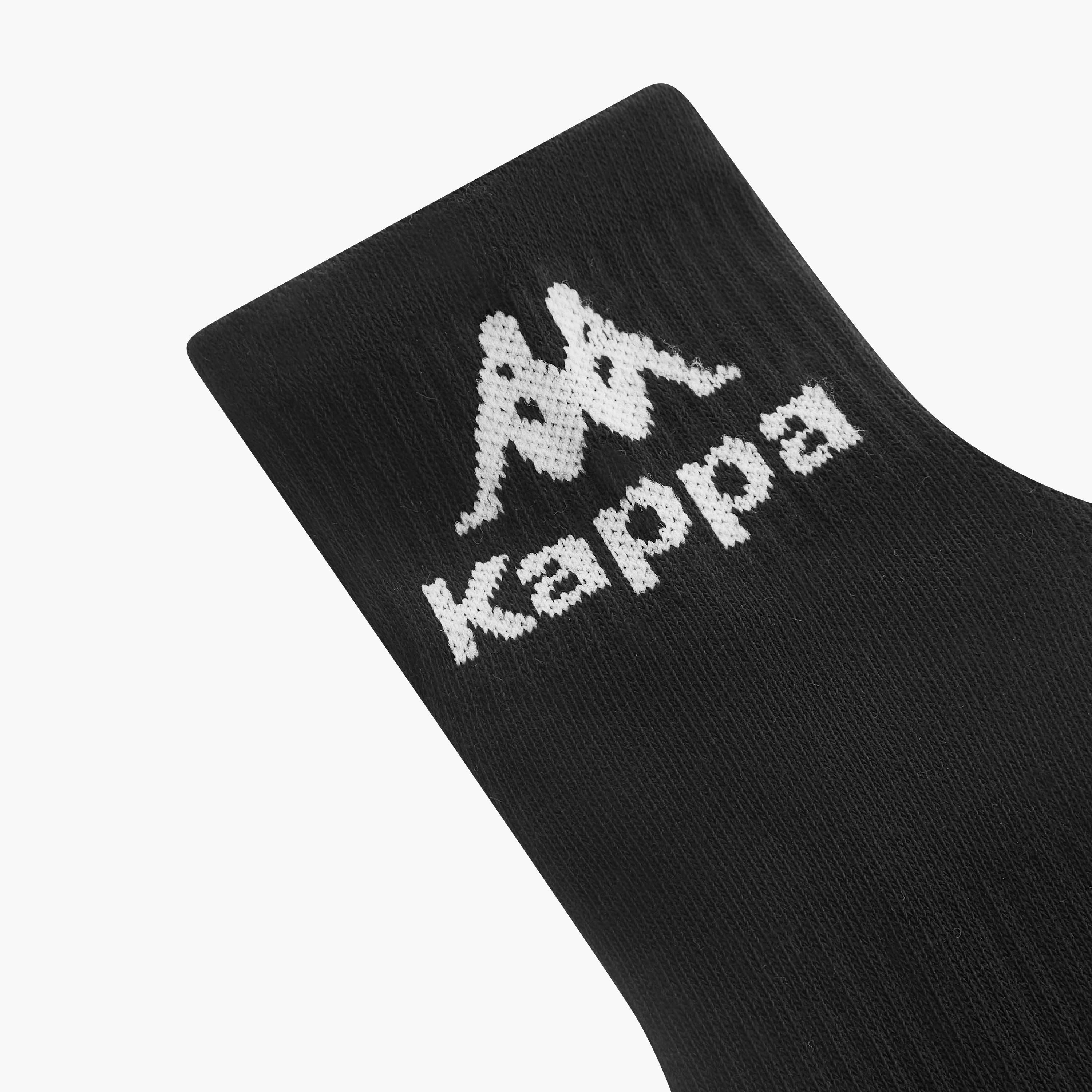 Set of 5 - Kappa Logo Detail Ankle Length Socks with Antibacterial Protection-men-socks-image-5