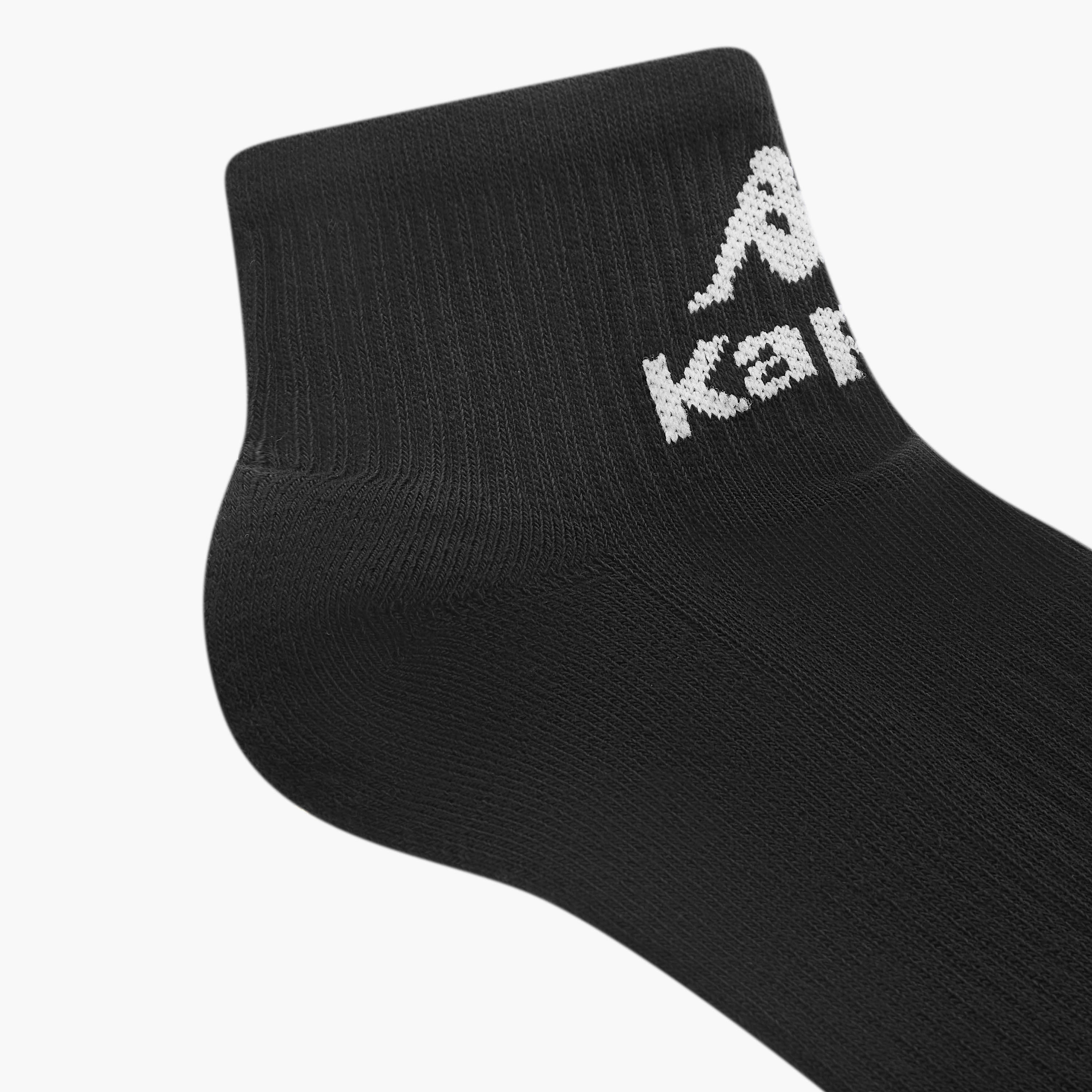 Set of 5 - Kappa Logo Detail Ankle Length Socks with Antibacterial Protection-men-socks-image-6