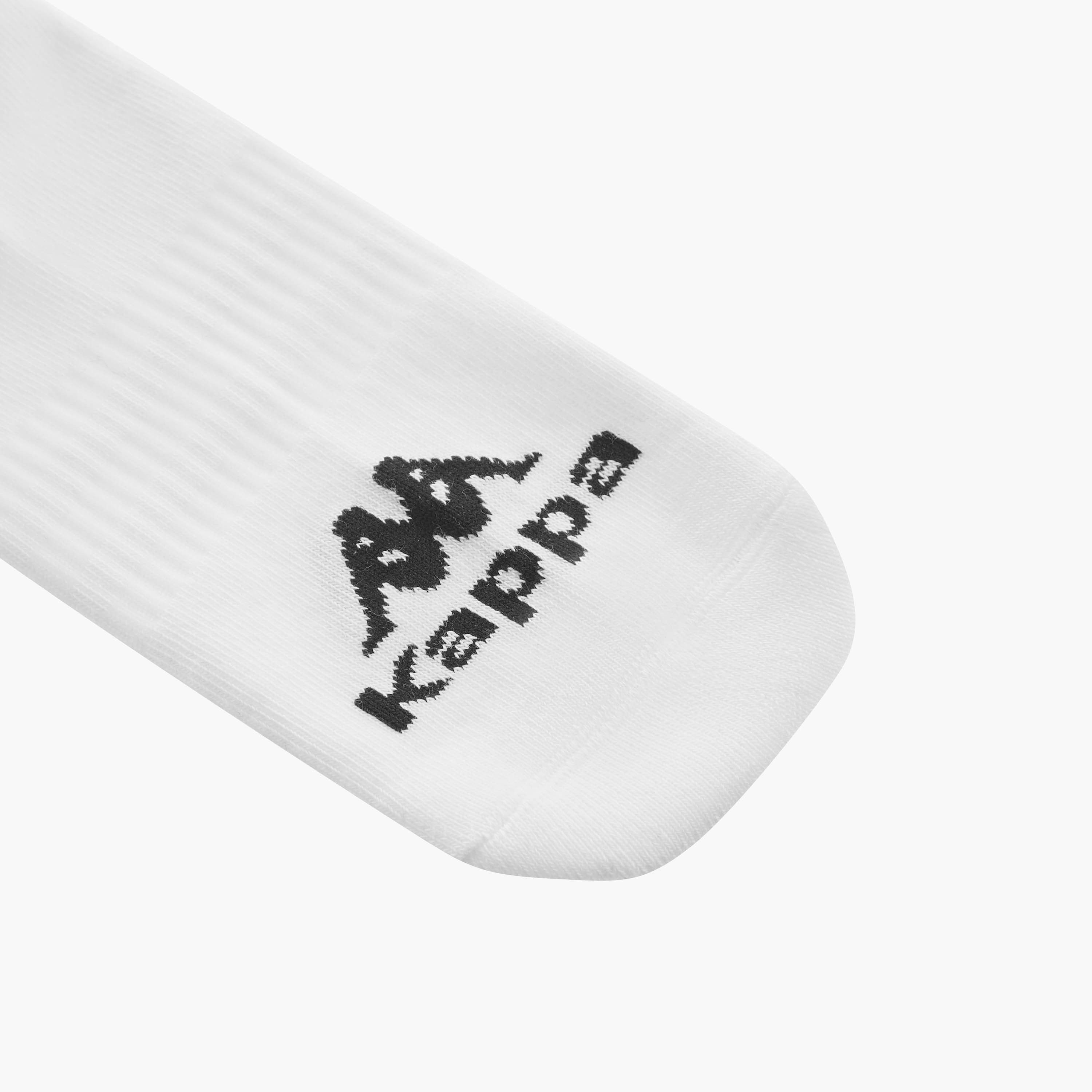 Set of 3 - Kappa Logo Print Half Terry Ankle Length Socks with Antibacterial Protection-men-socks-image-3
