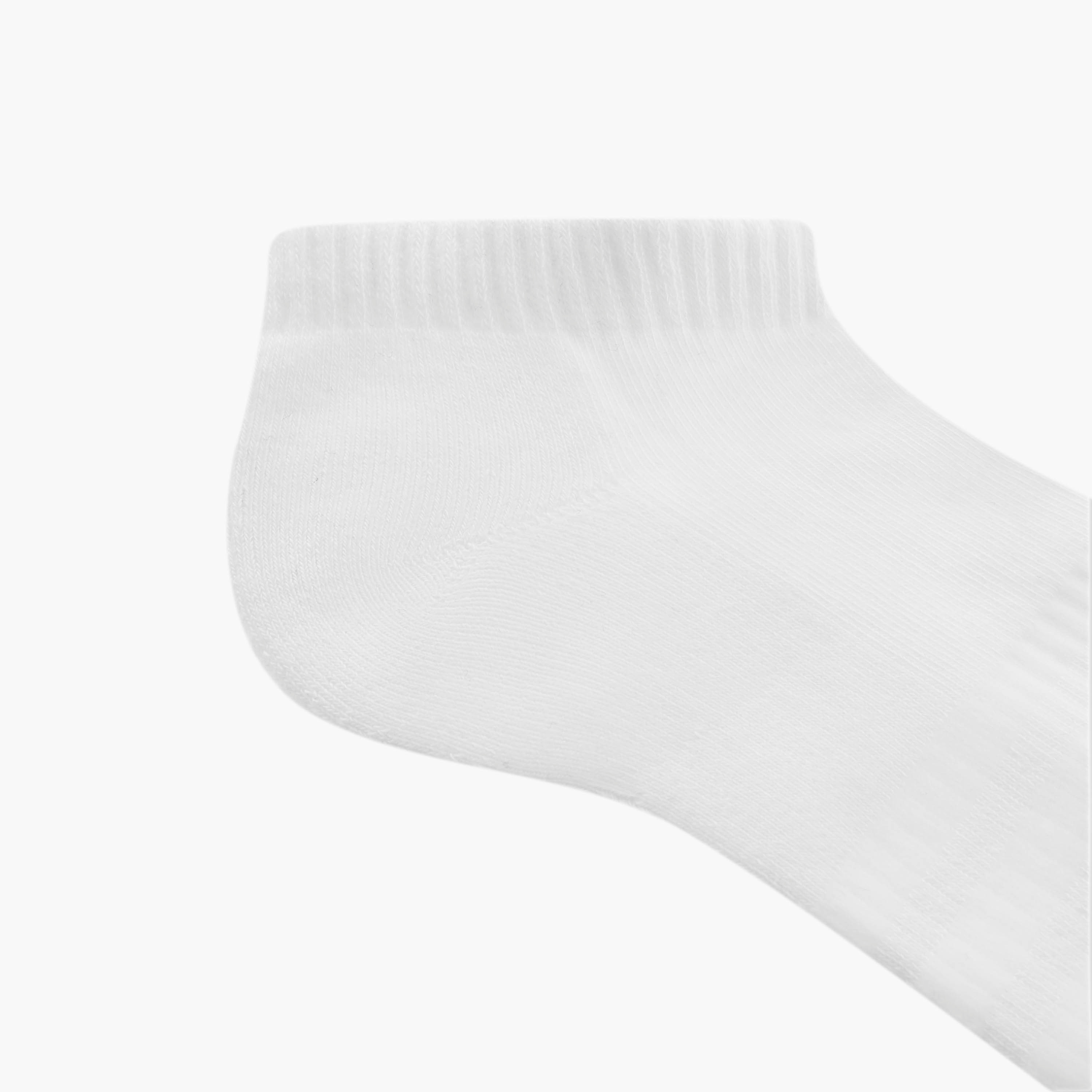 Set of 3 - Kappa Logo Print Half Terry Ankle Length Socks with Antibacterial Protection-men-socks-image-5